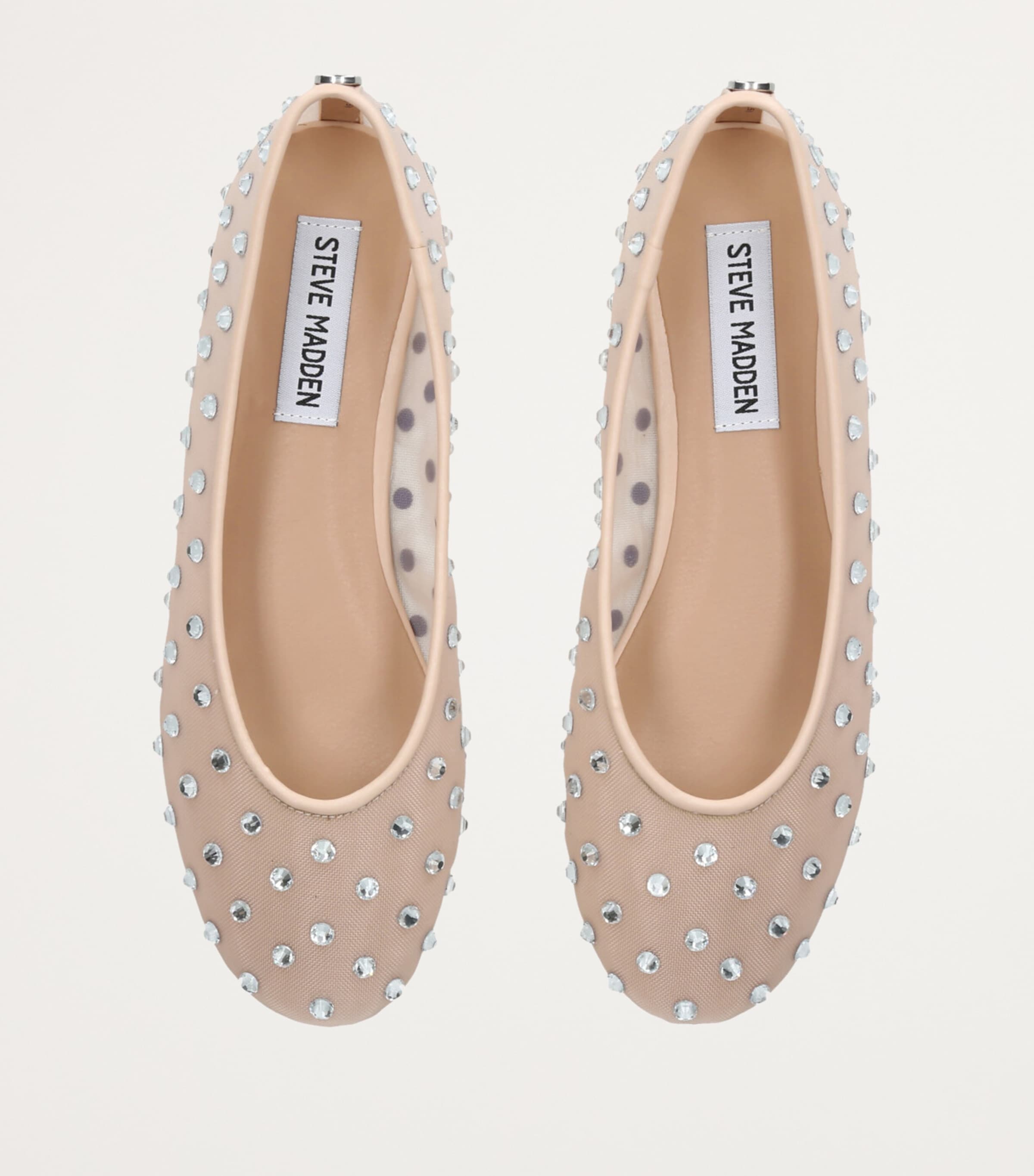 Embellished Viv Ballet Flats BEIGE Image 4