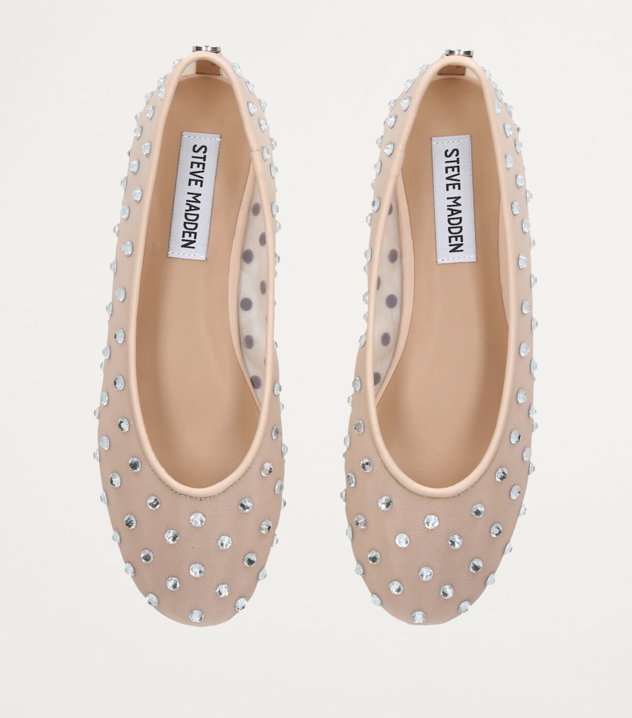 Embellished Viv Ballet Flats BEIGE Image 4