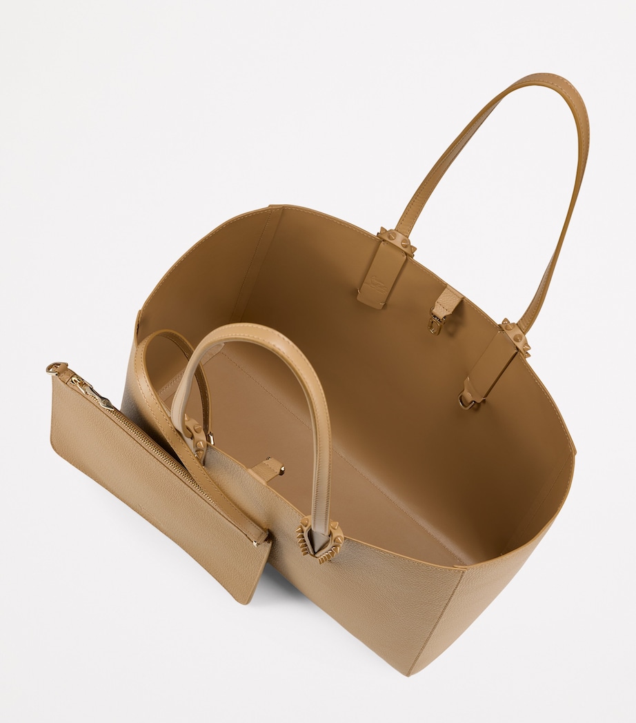 Cabata Small Calf Leather Spikes Tote Bag F486 Image 3