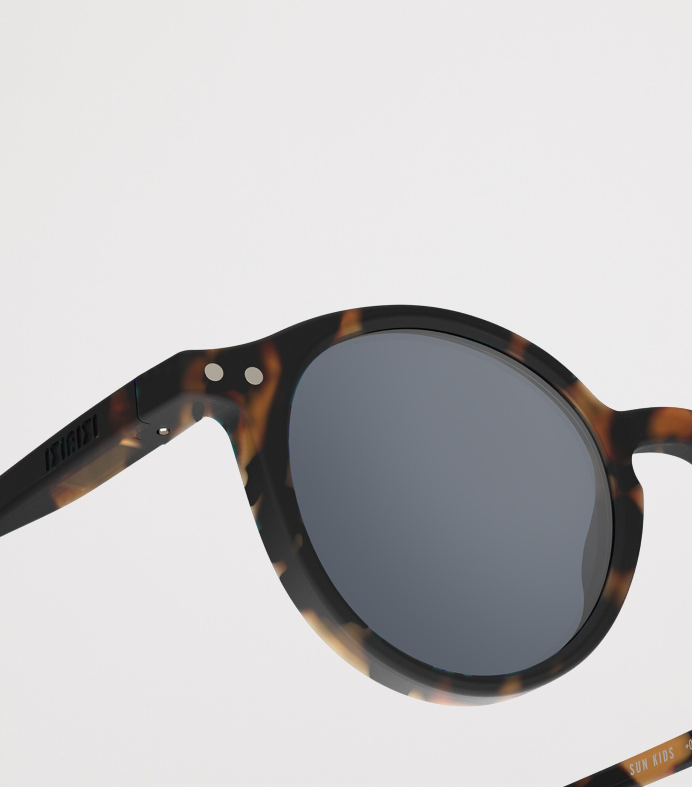 IZIPIZI KIDS #d Round Sunglasses (5-7 Years) Tortoise Image 3
