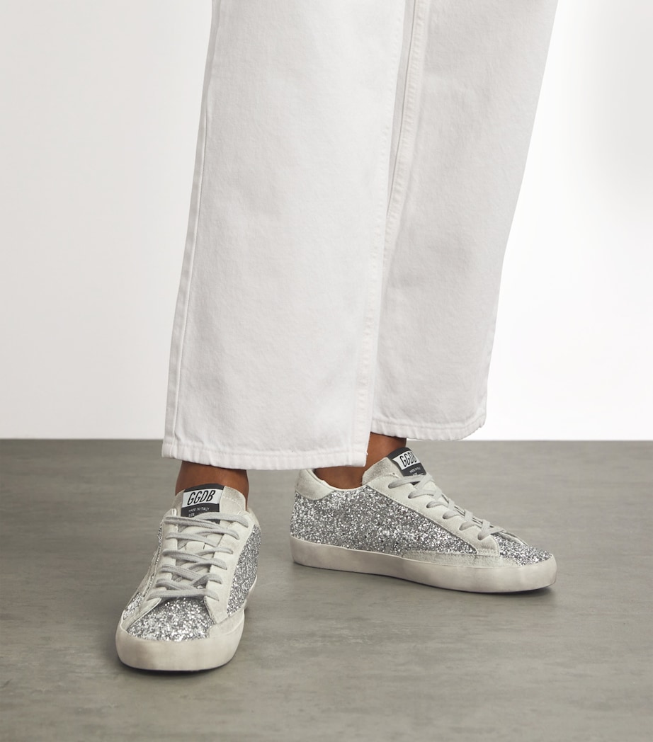 Glitter Super-Star Sneakers SILVER Image 2