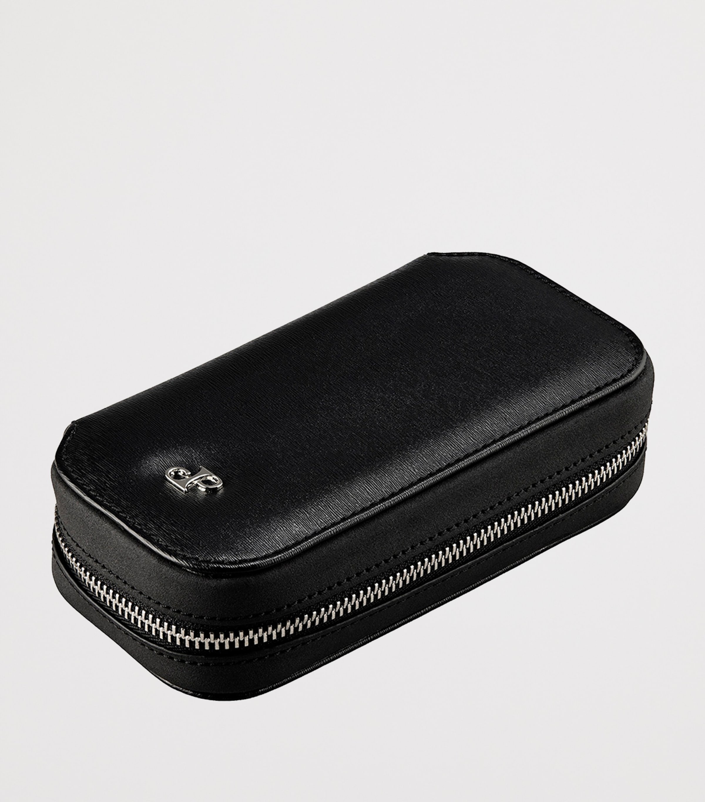 Philipp Double Watch Zip Case BLACK Image 2