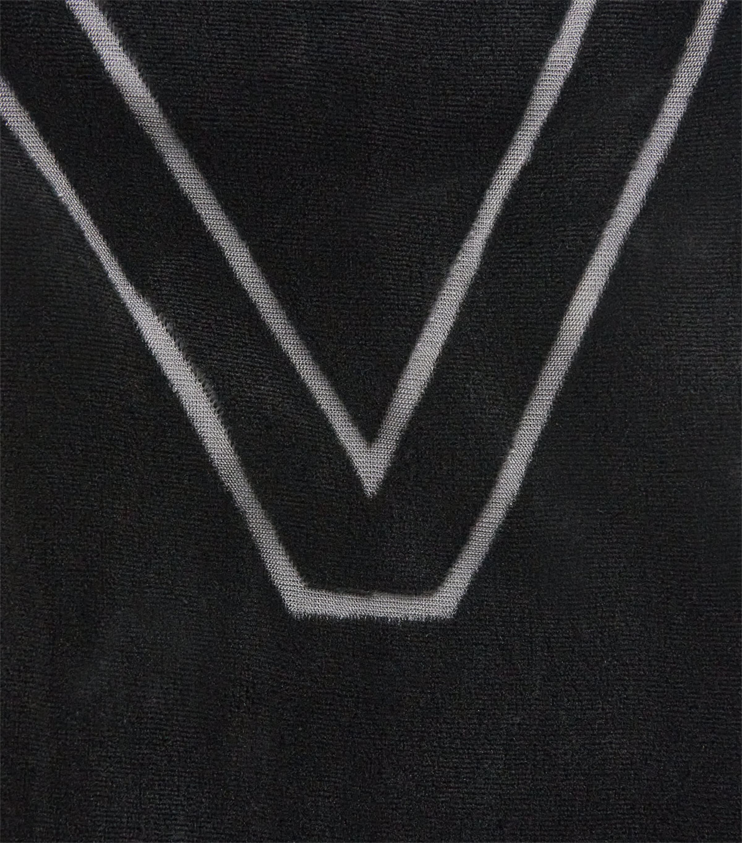 Silk Monogram Wide-Leg Trousers 001 BLACK Image 4