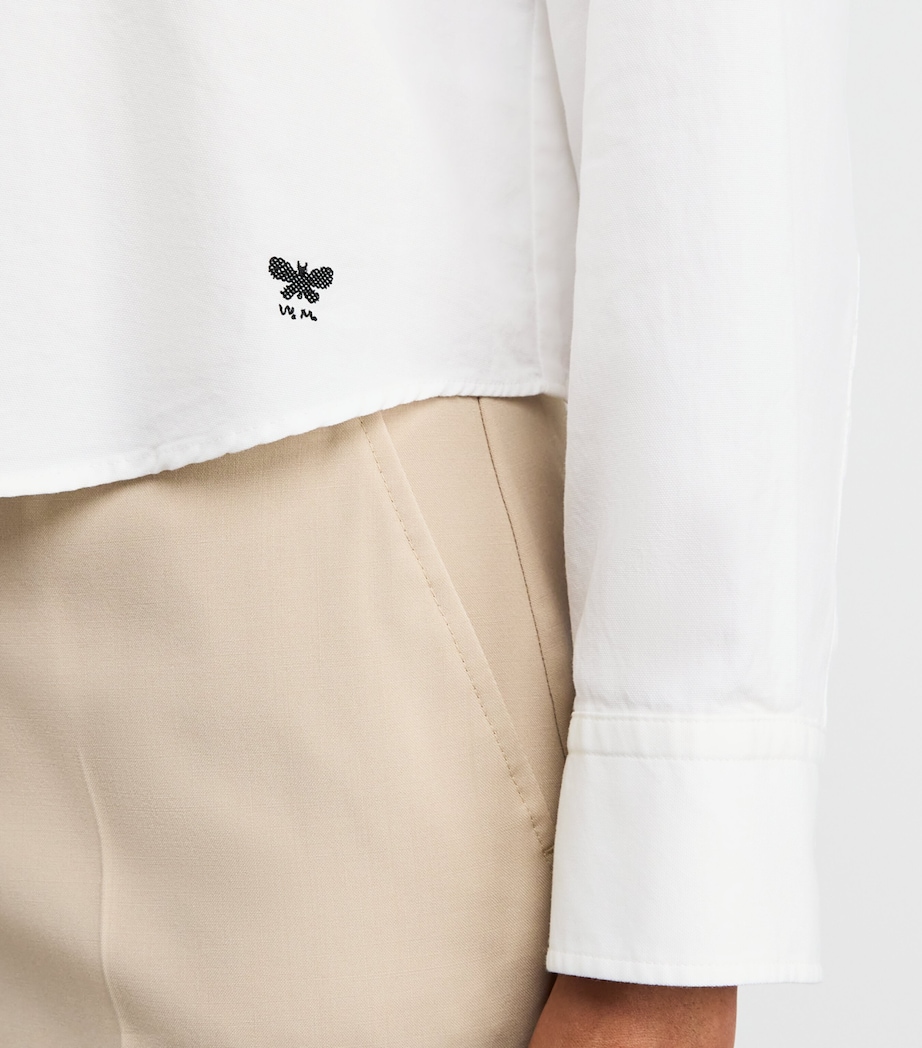 Cotton Oxford Shirt WHITE Image 6