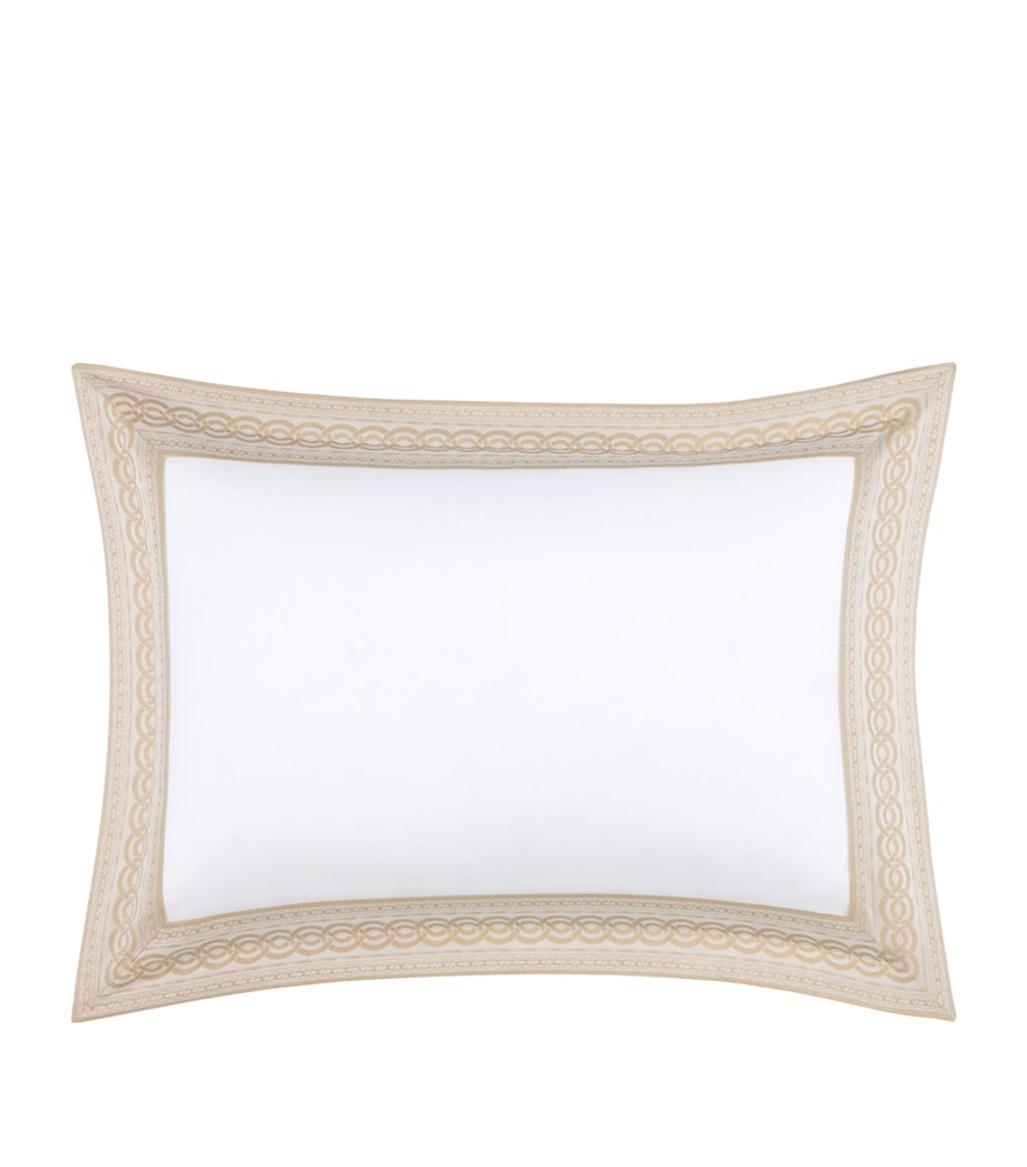 Yves Delorme Joyau Standard Oxford Pillowcase (50cm x 90cm) Multicoloured Image 5