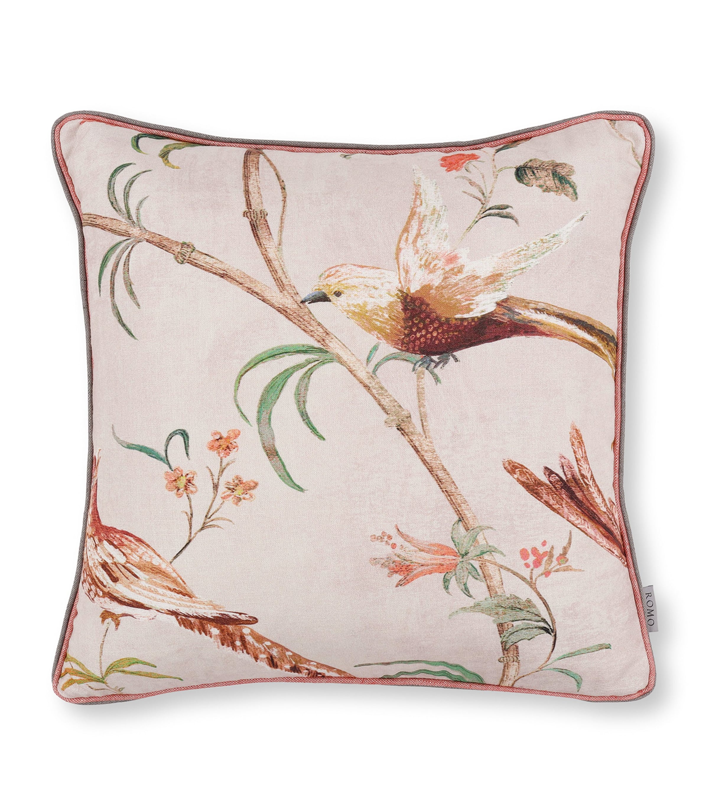 Romo Pluma Blush Cushion In Pink