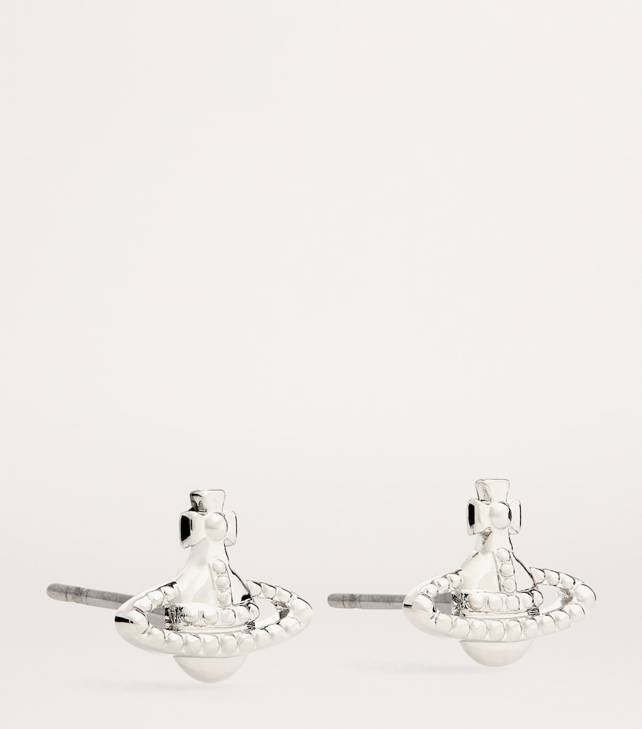 Farah Stud Earrings SS22-PLATINUM Image 3
