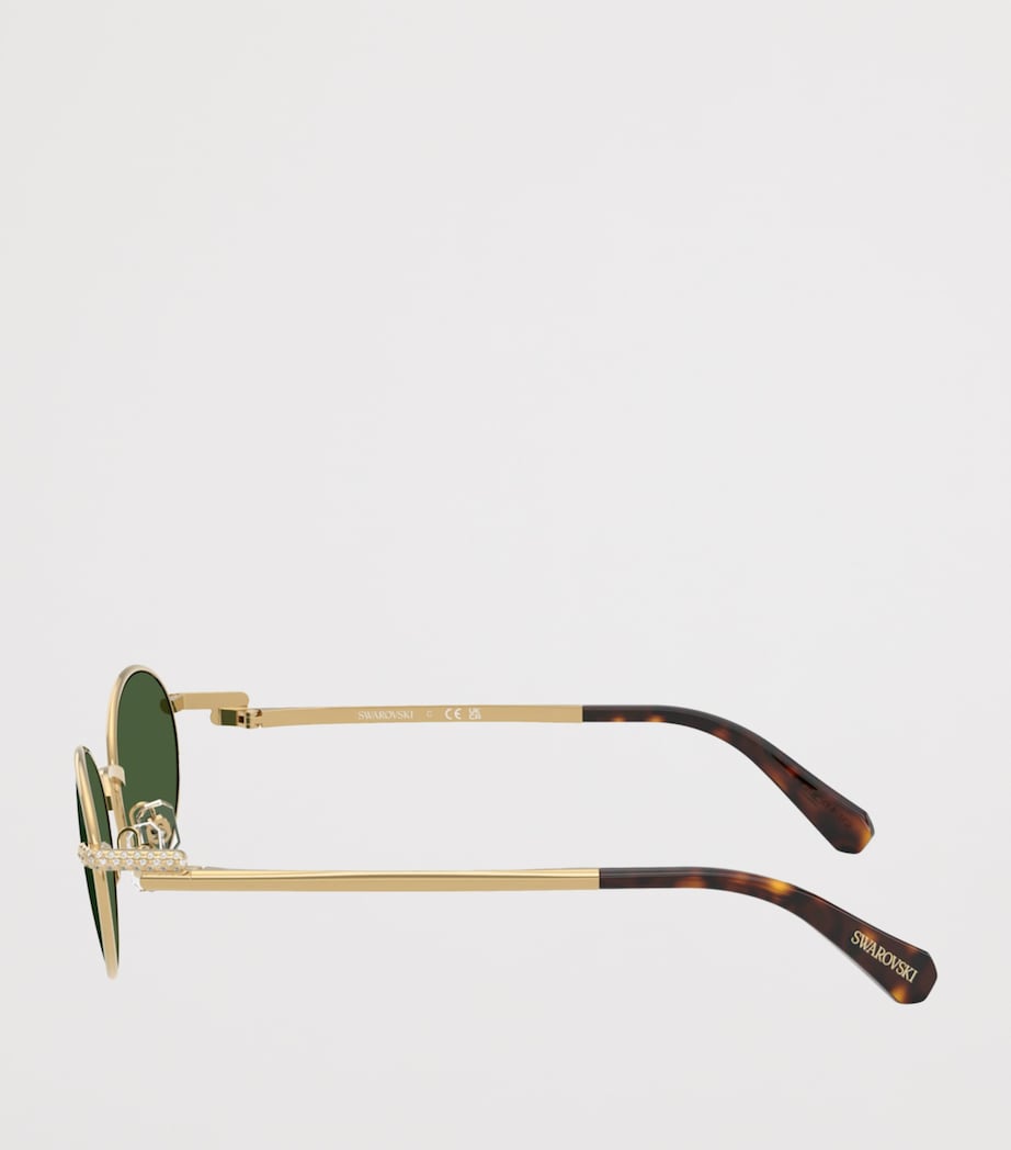 Swarovski SK7033 Oval Sunglasses Image 3