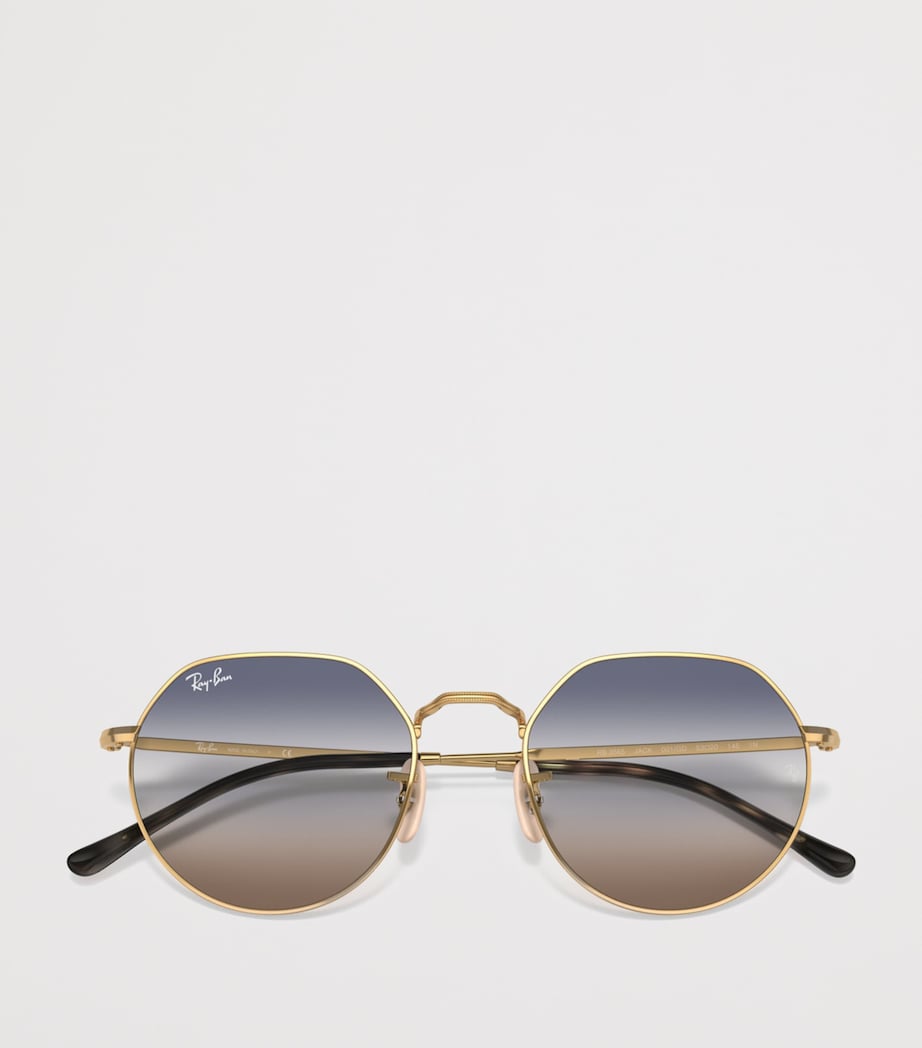 Ray-Ban Metal Jack Round Sunglasses Gold Image 5