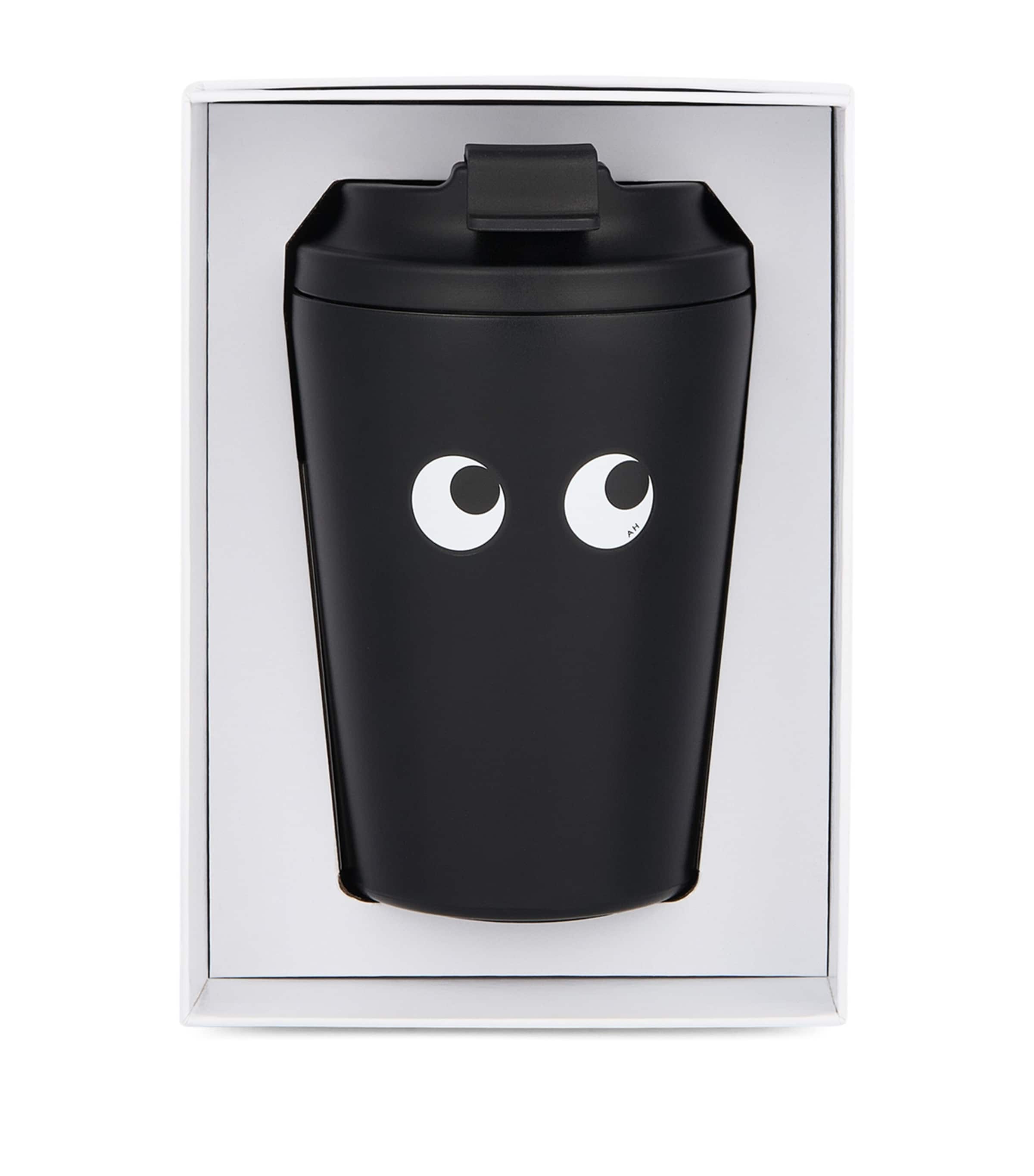 Stainless Steel Eyes Travel Cup BLACK Image 4