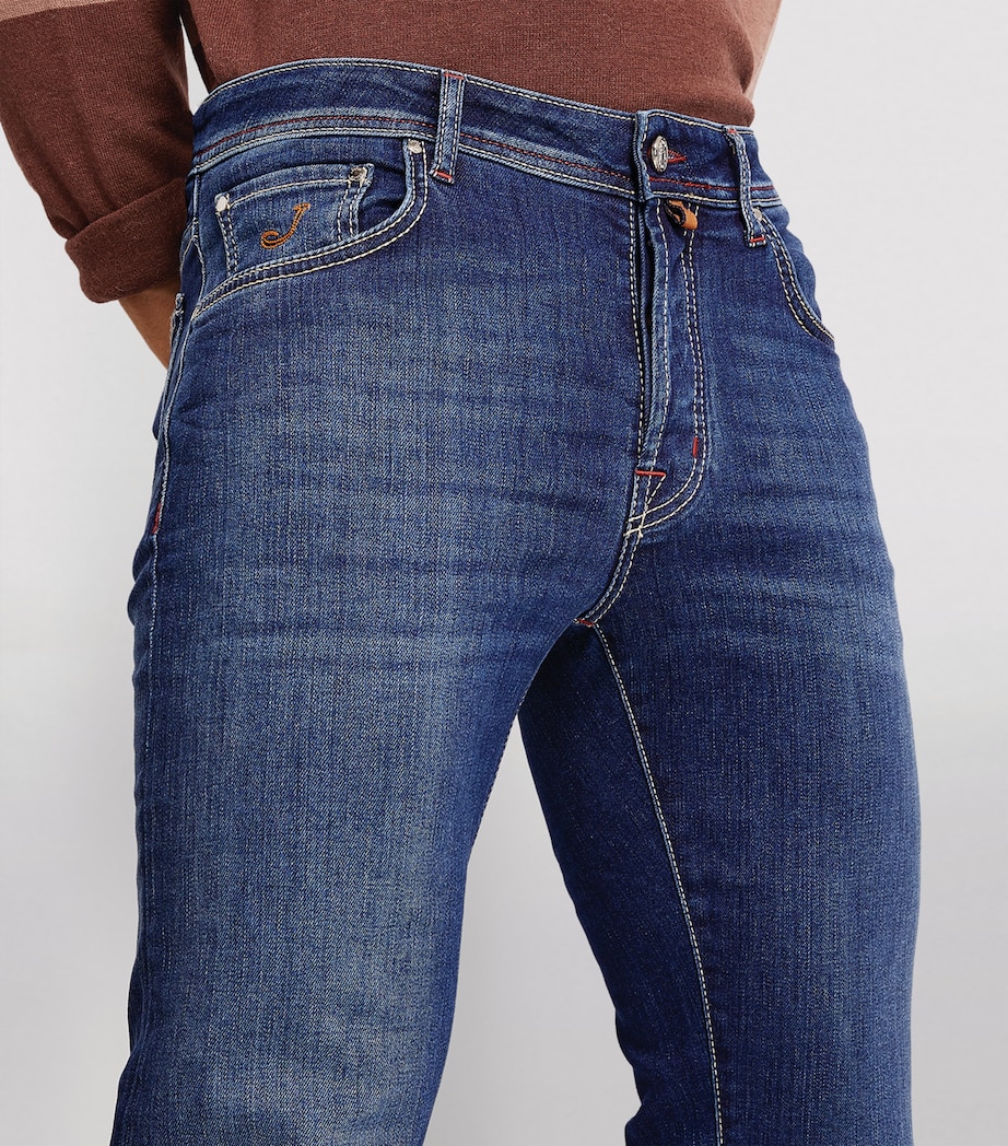 Straight Jeans 094D-NAVY Image 6