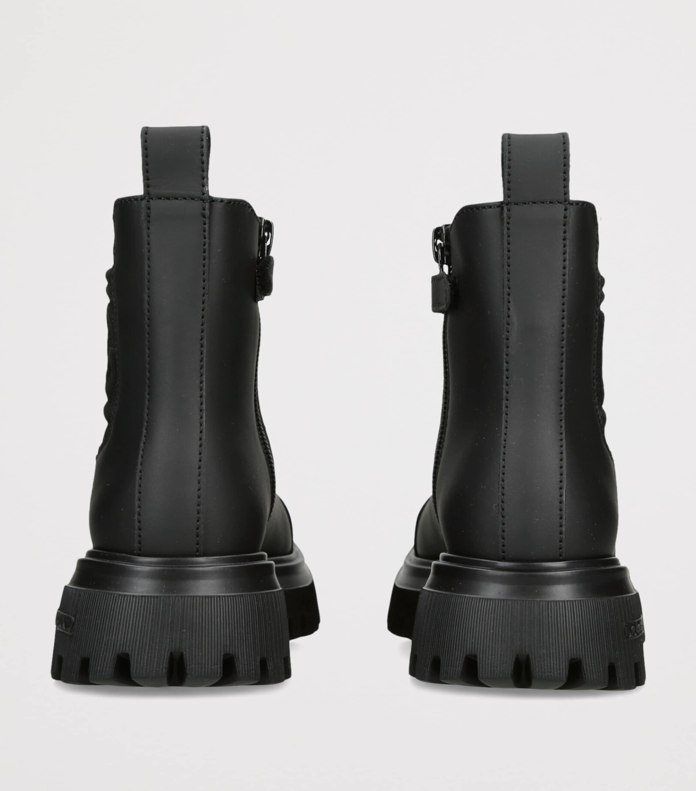 Dolce&Gabbana Kids Leather Chelsea Boots Black Image 4
