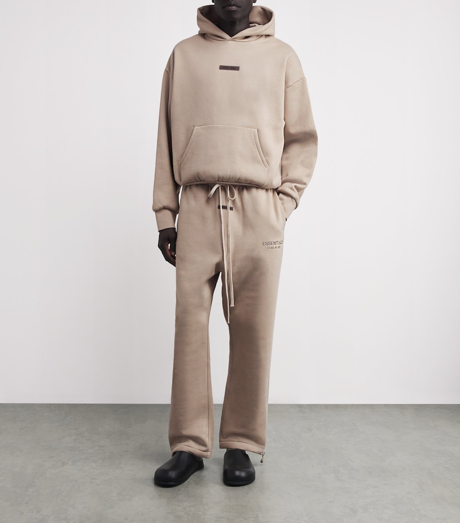 Cotton-Blend Logo Hoodie TIMBER Image 2