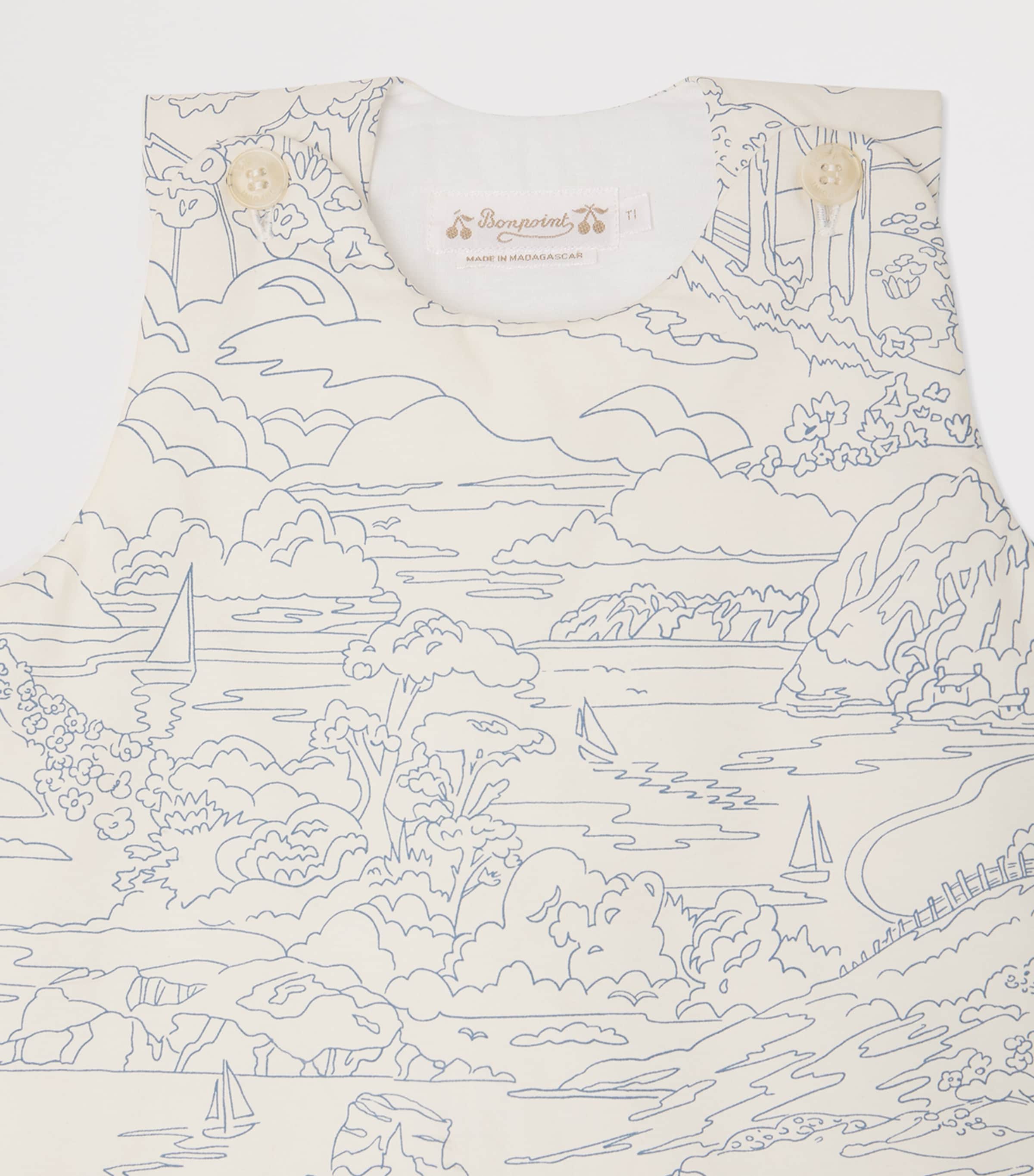 Bonpoint Cotton Joujou Sleeping Bag Imp Encre Image 3