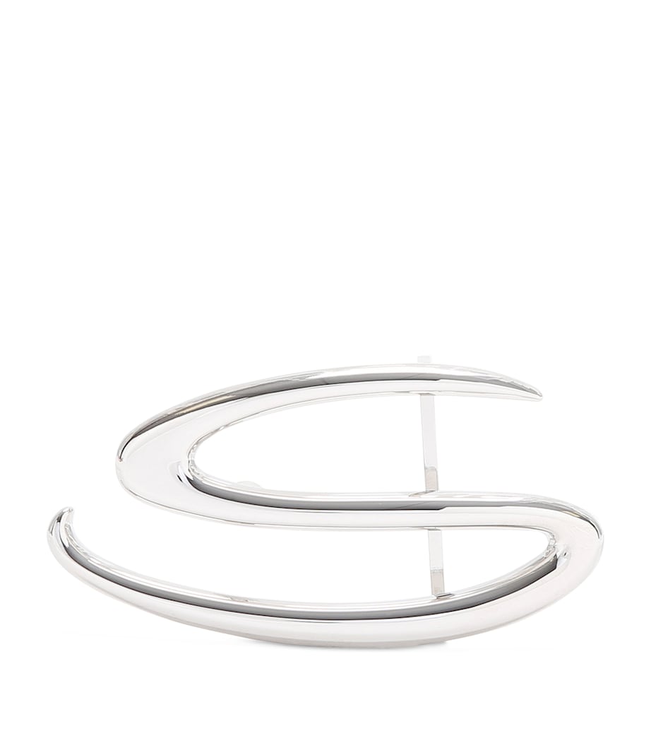 Santoni ‘S’ Belt Buckle Silver Image 3