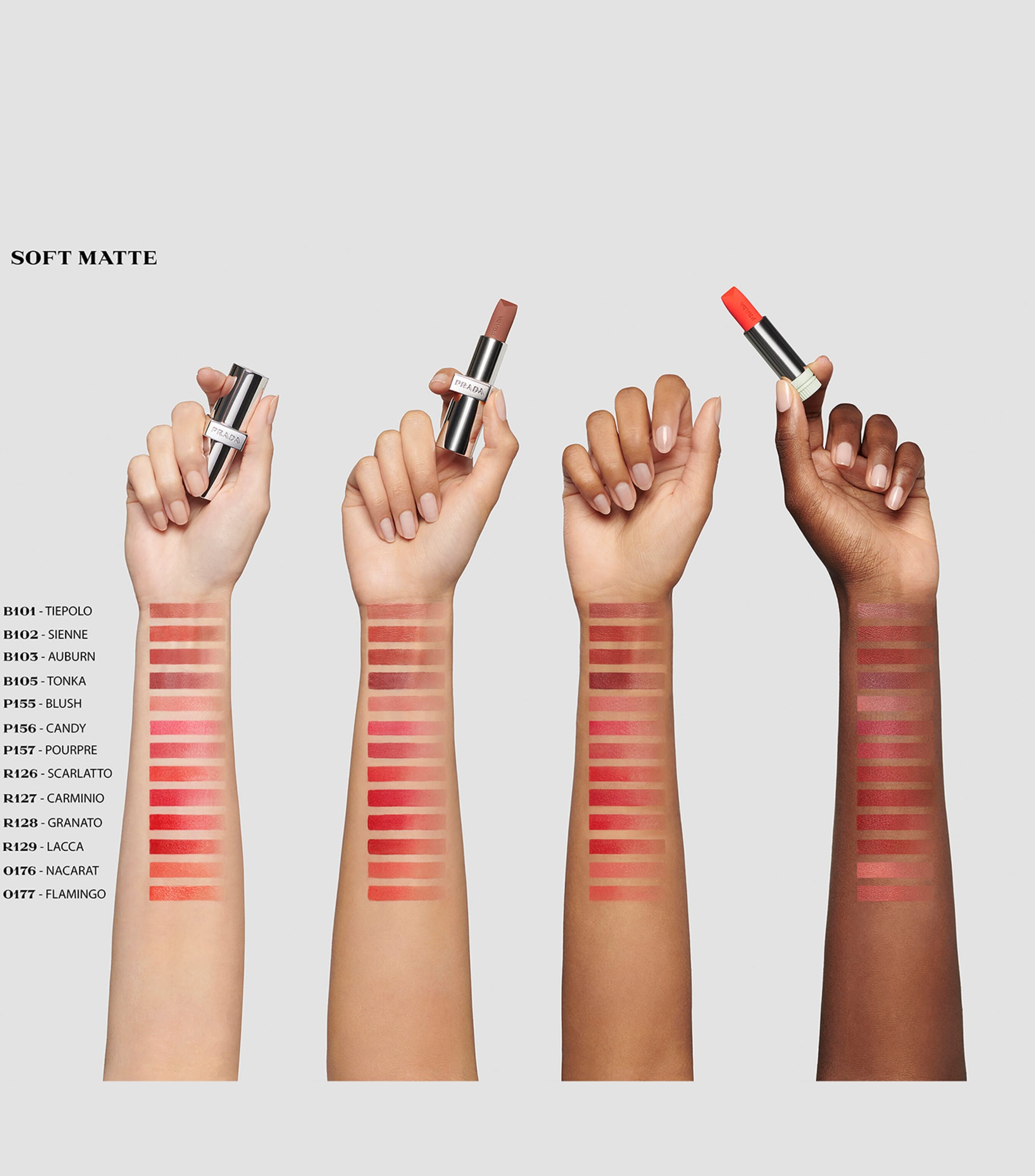 Prada Monochrome Soft Matte Lipstick R128 Image 3