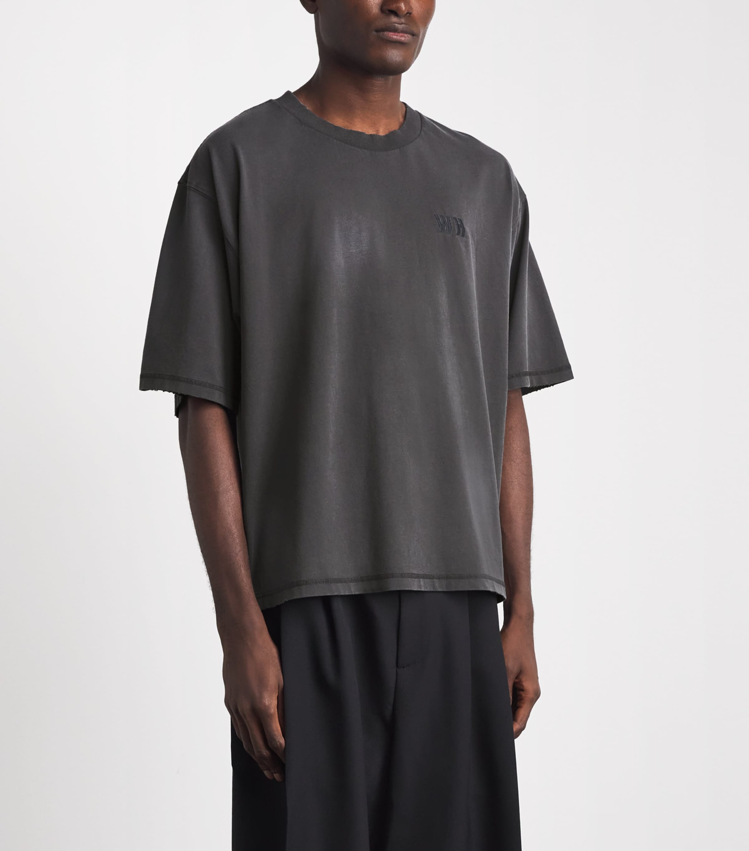 Won Hundred Mens Cotton Houston T-Shirt Asphalt Image 4