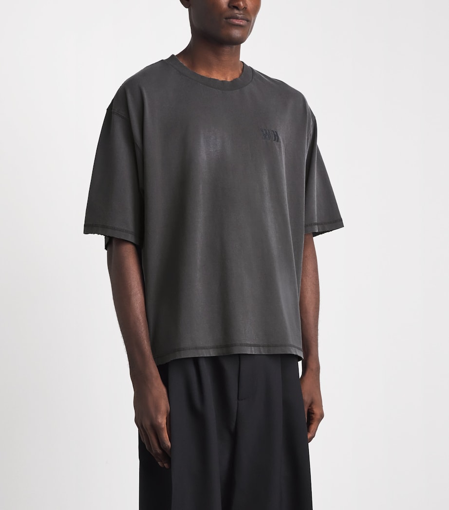 Won Hundred Mens Cotton Houston T-Shirt Asphalt Image 4