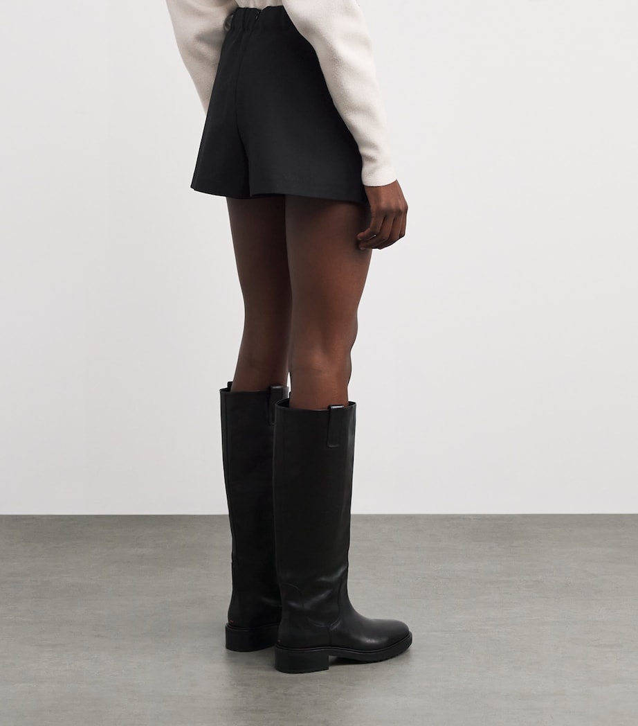 Asymmetric Tailored Skort BLACK Image 4