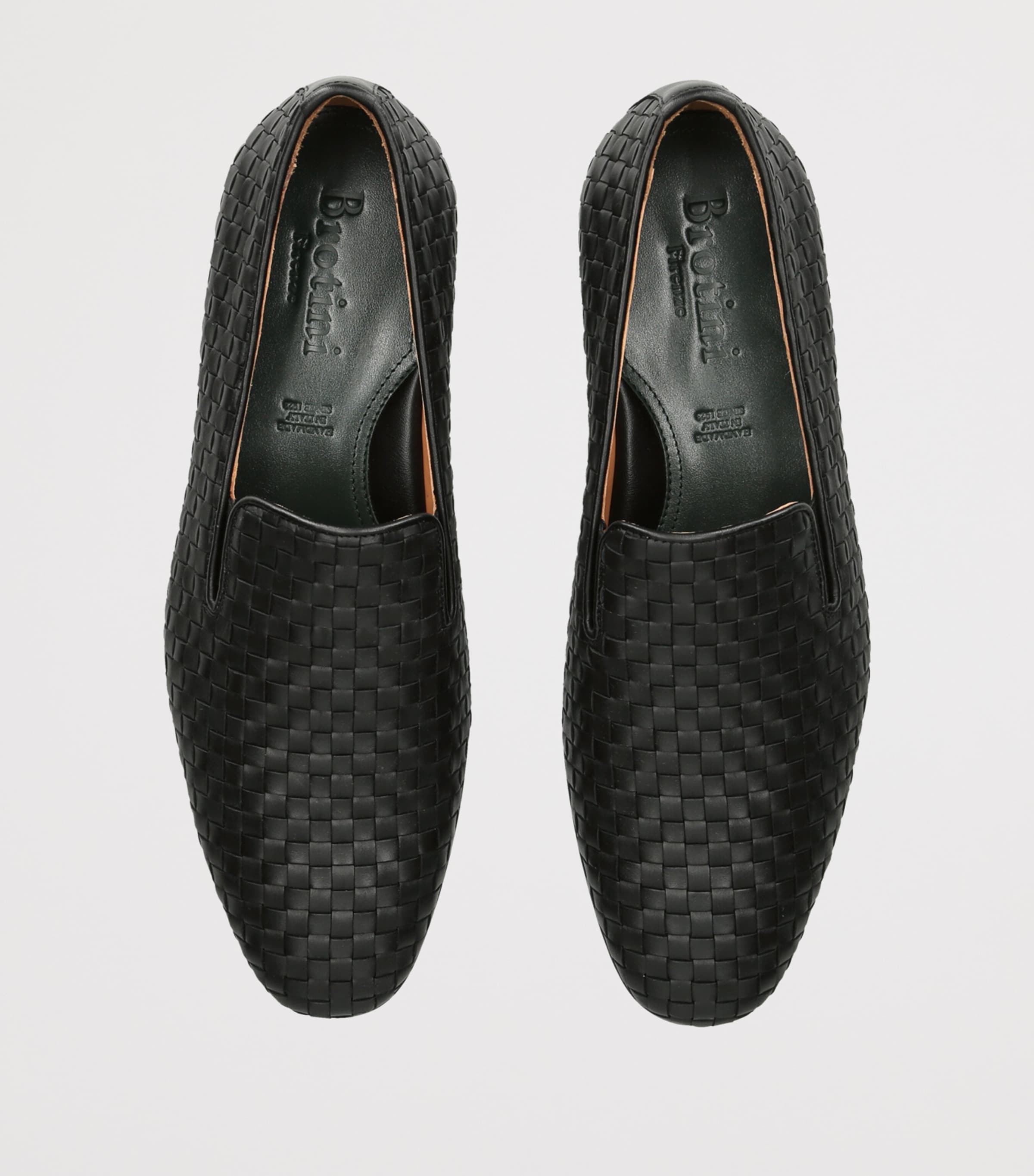 Brotini Leather Slippers Black Image 3