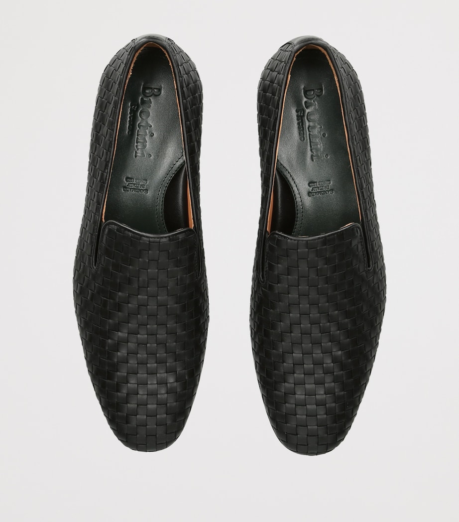 Brotini Leather Slippers Black Image 3