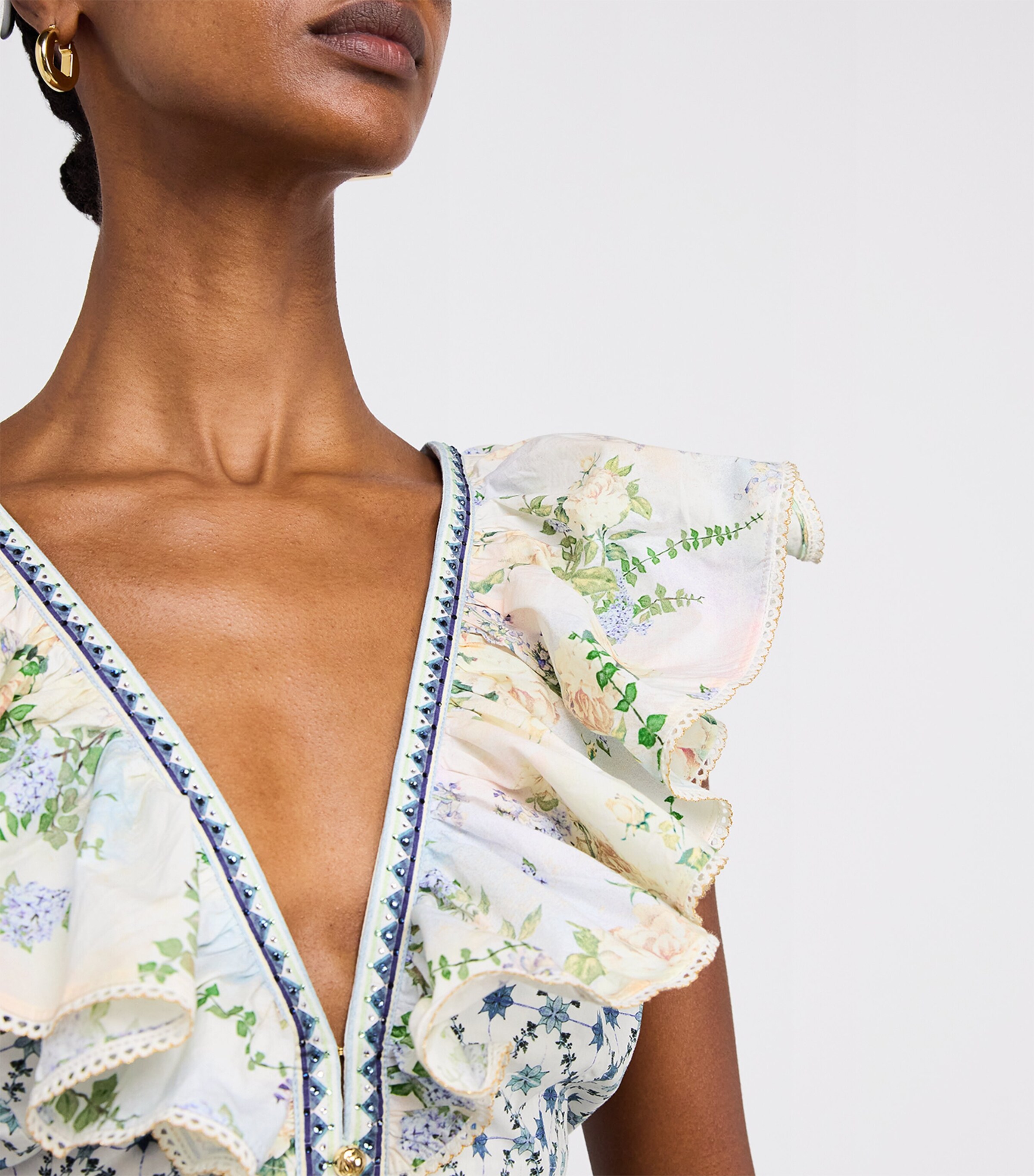 Jardim Party Tiered Mini Dress JARDPART Image 4