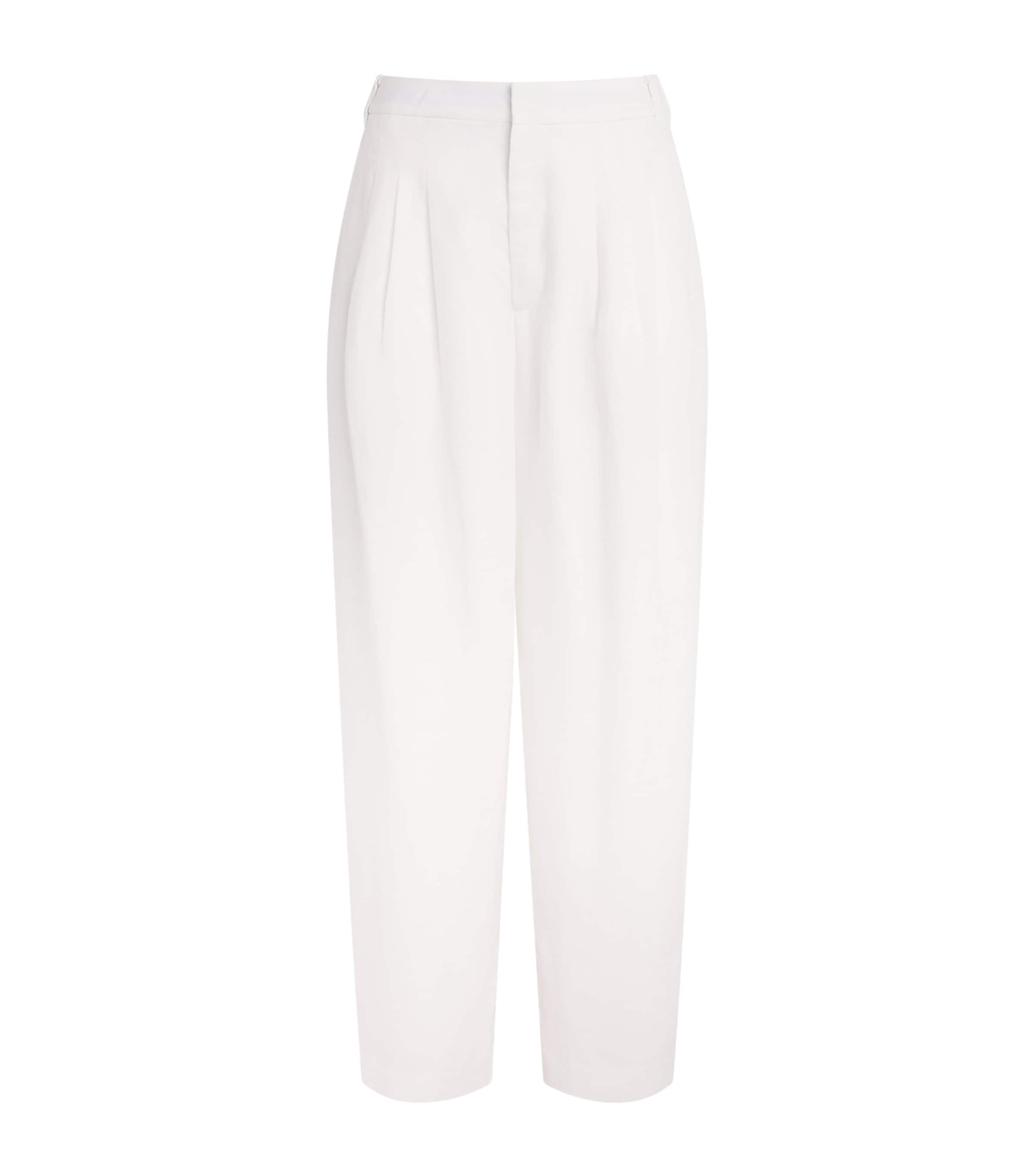 Rag & Bone Womens Chappell Wide-Leg Trousers White Image 1