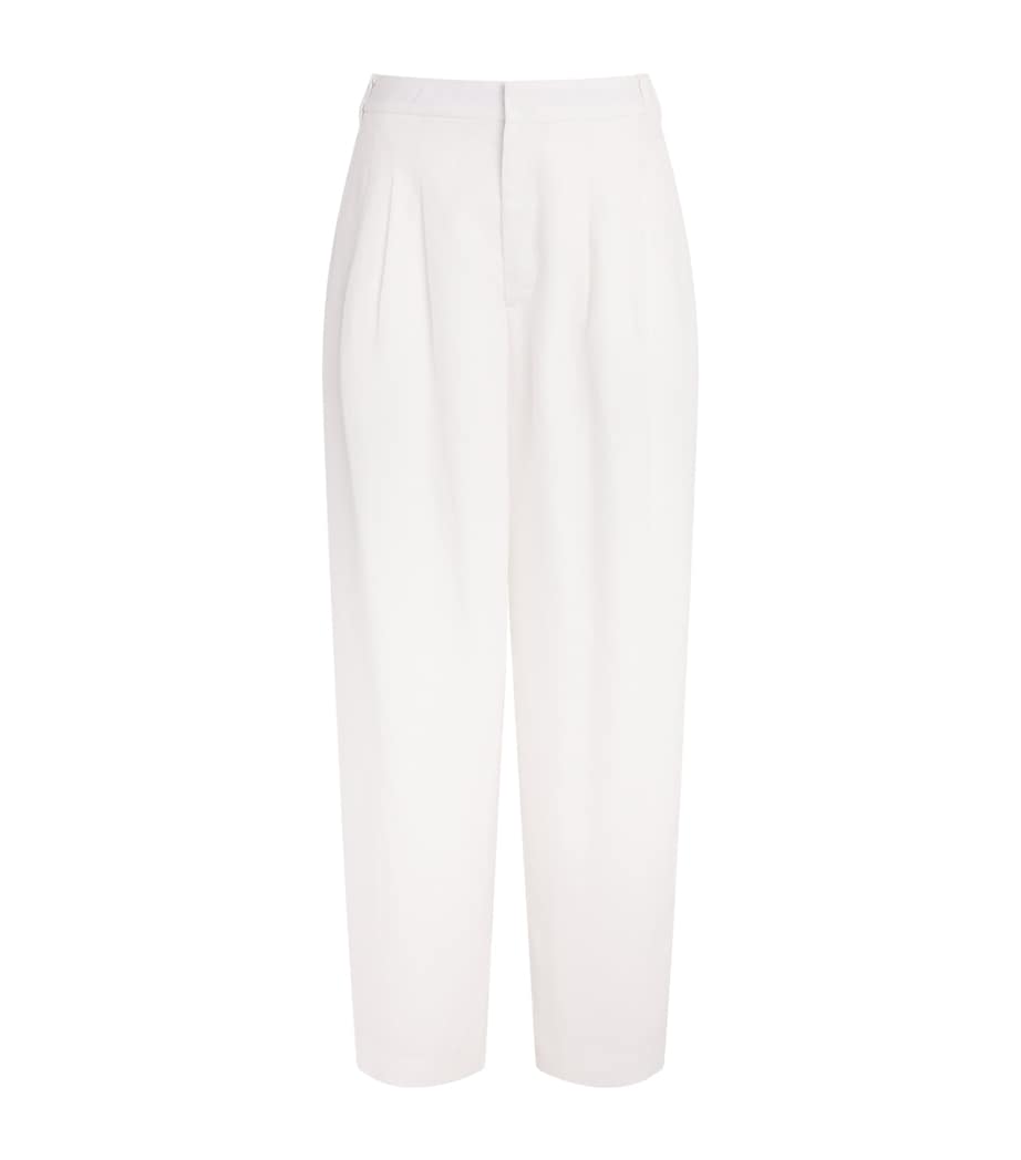 Rag & Bone Womens Chappell Wide-Leg Trousers White Image 1