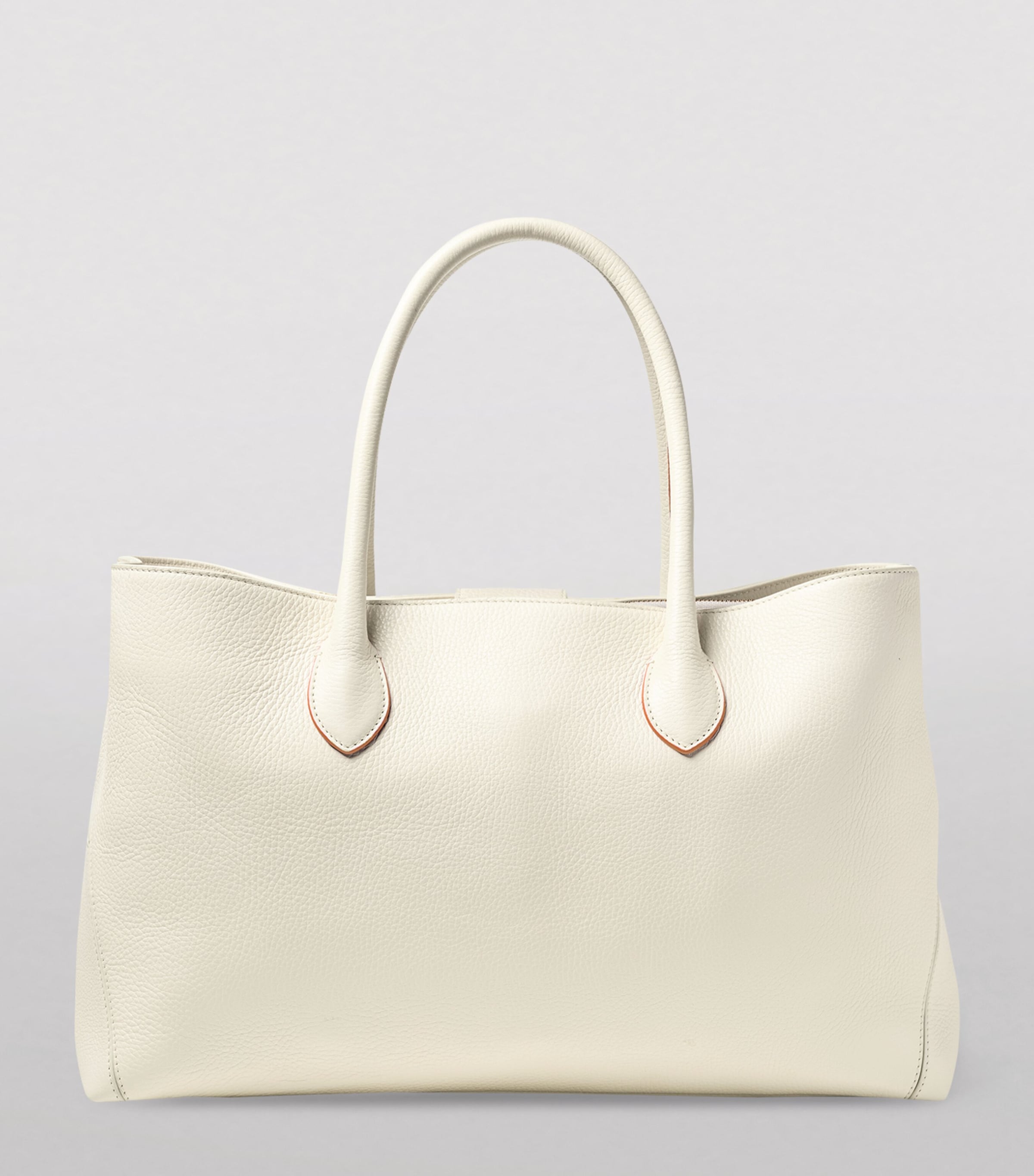 Leather London Tote Bag IVORY Image 4