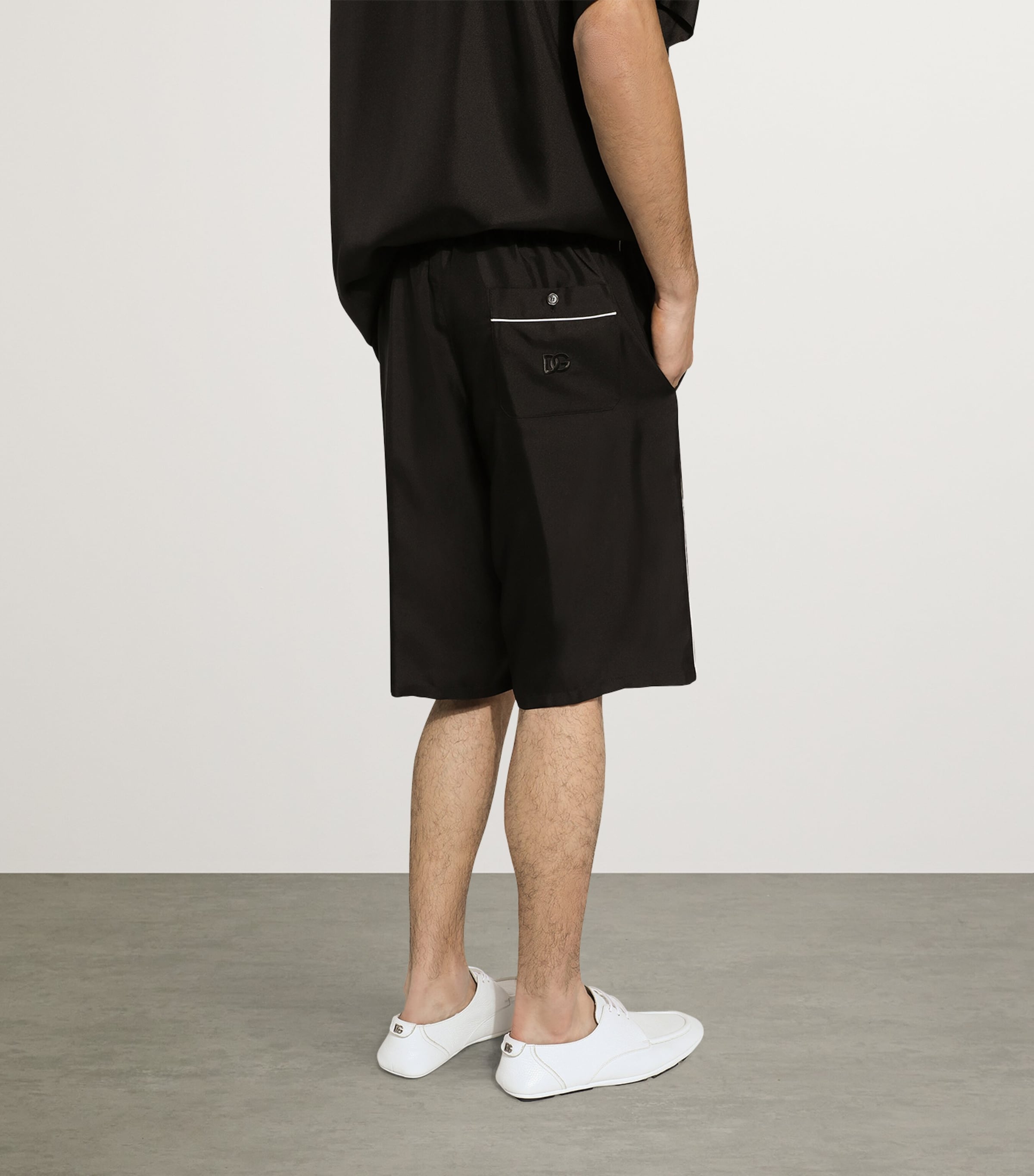 Dolce & Gabbana Silk Shorts | Harrods US