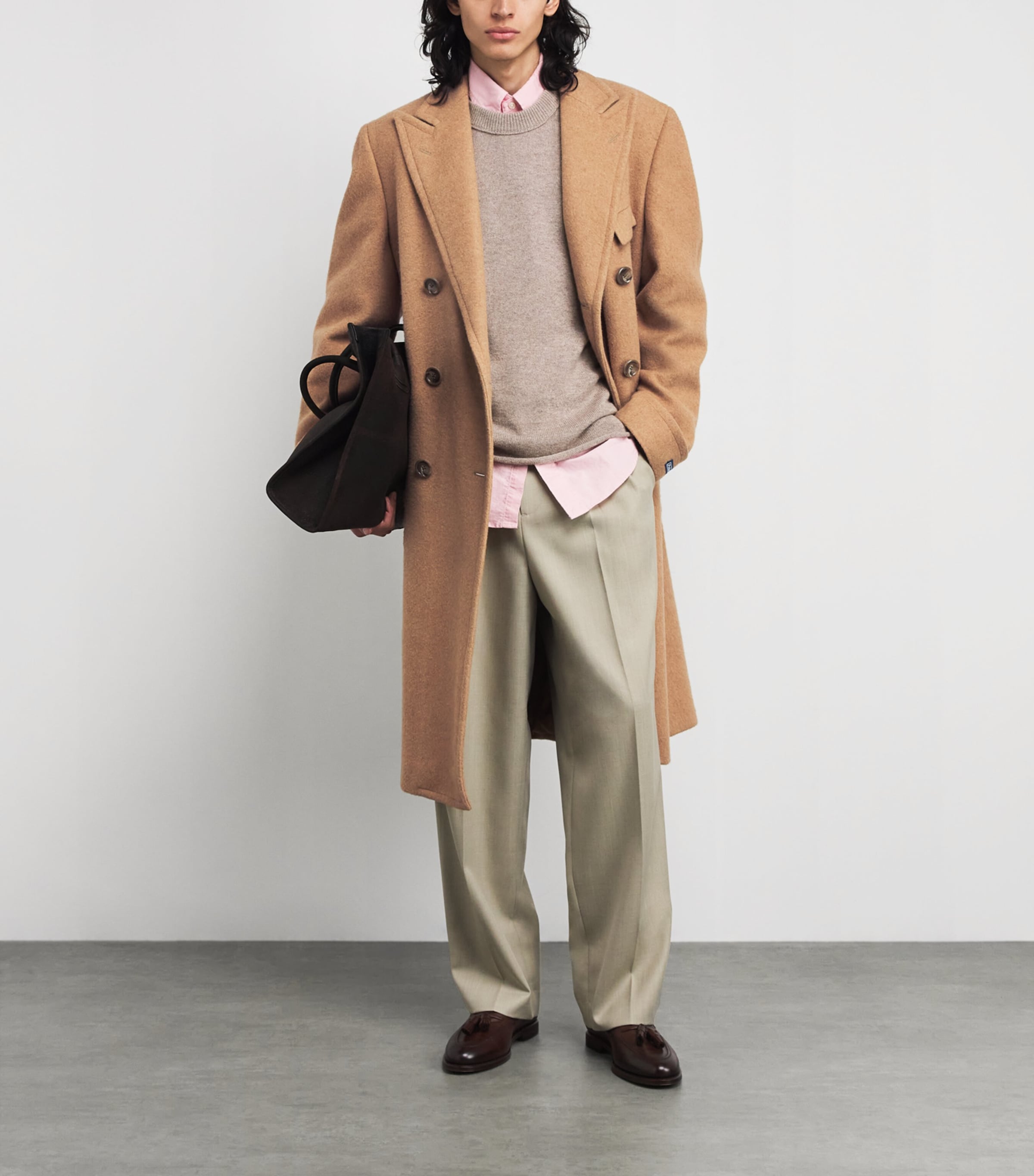 Camel Hair Overcoat CAMEL Image 2