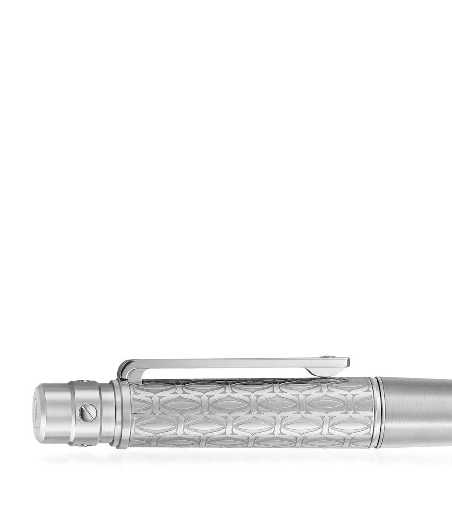 Santos de Cartier Ballpoint Pen SILVER Image 5