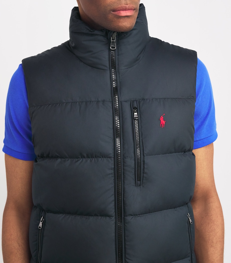 Down-Filled Gorham Gilet BLACK Image 6