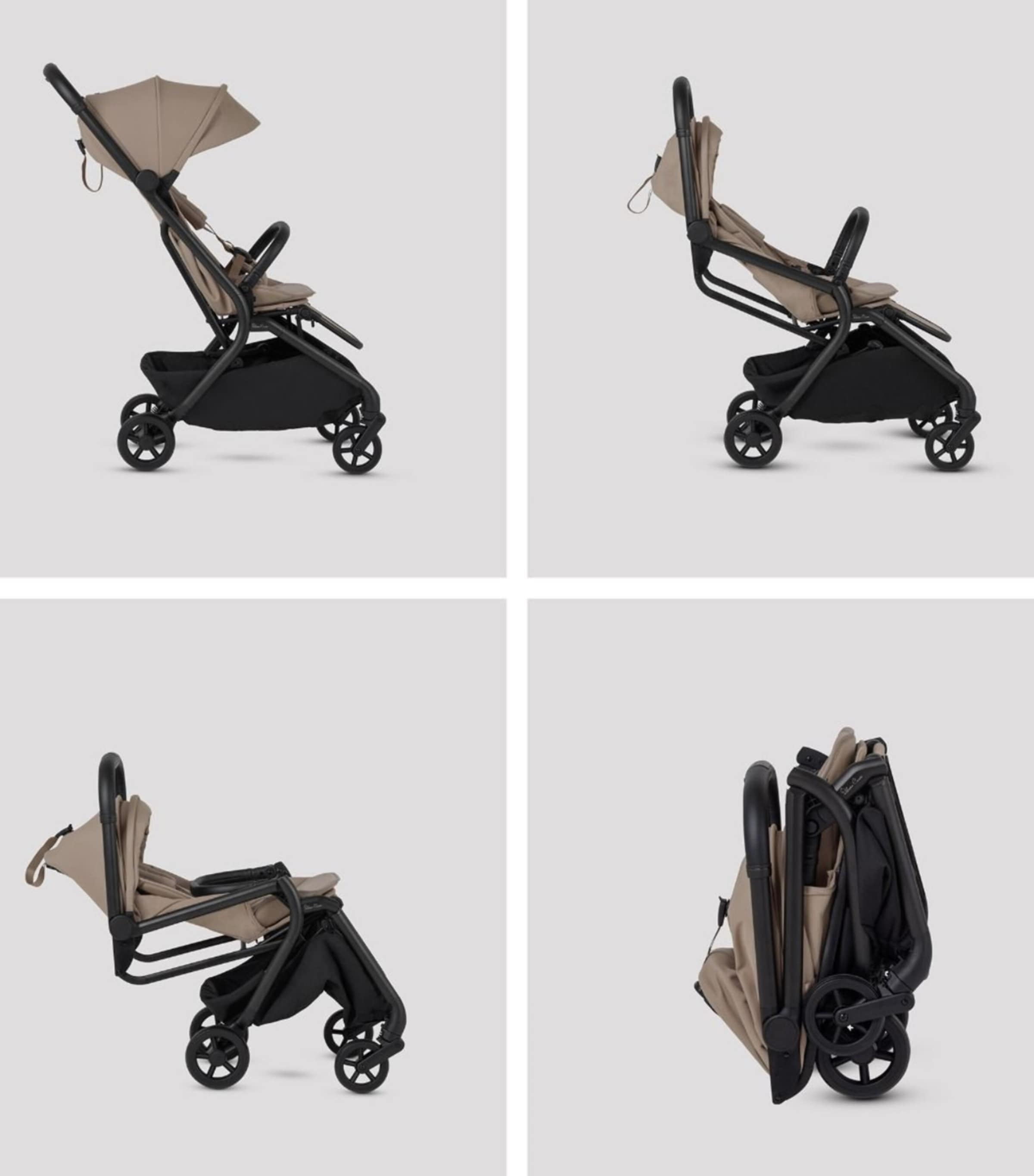 Silver Cross Nia Compact Travel Stroller Champagne Image 6
