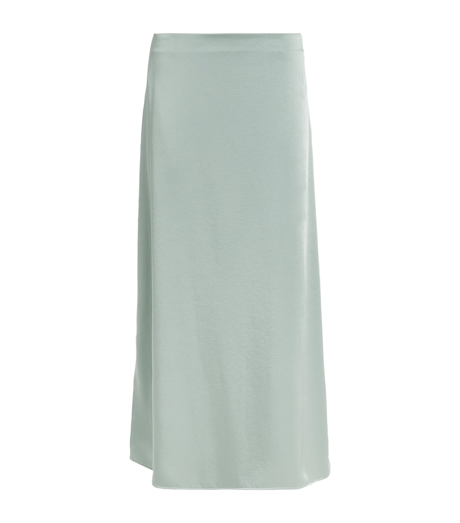 Satin Midi Skirt JADE Image 1