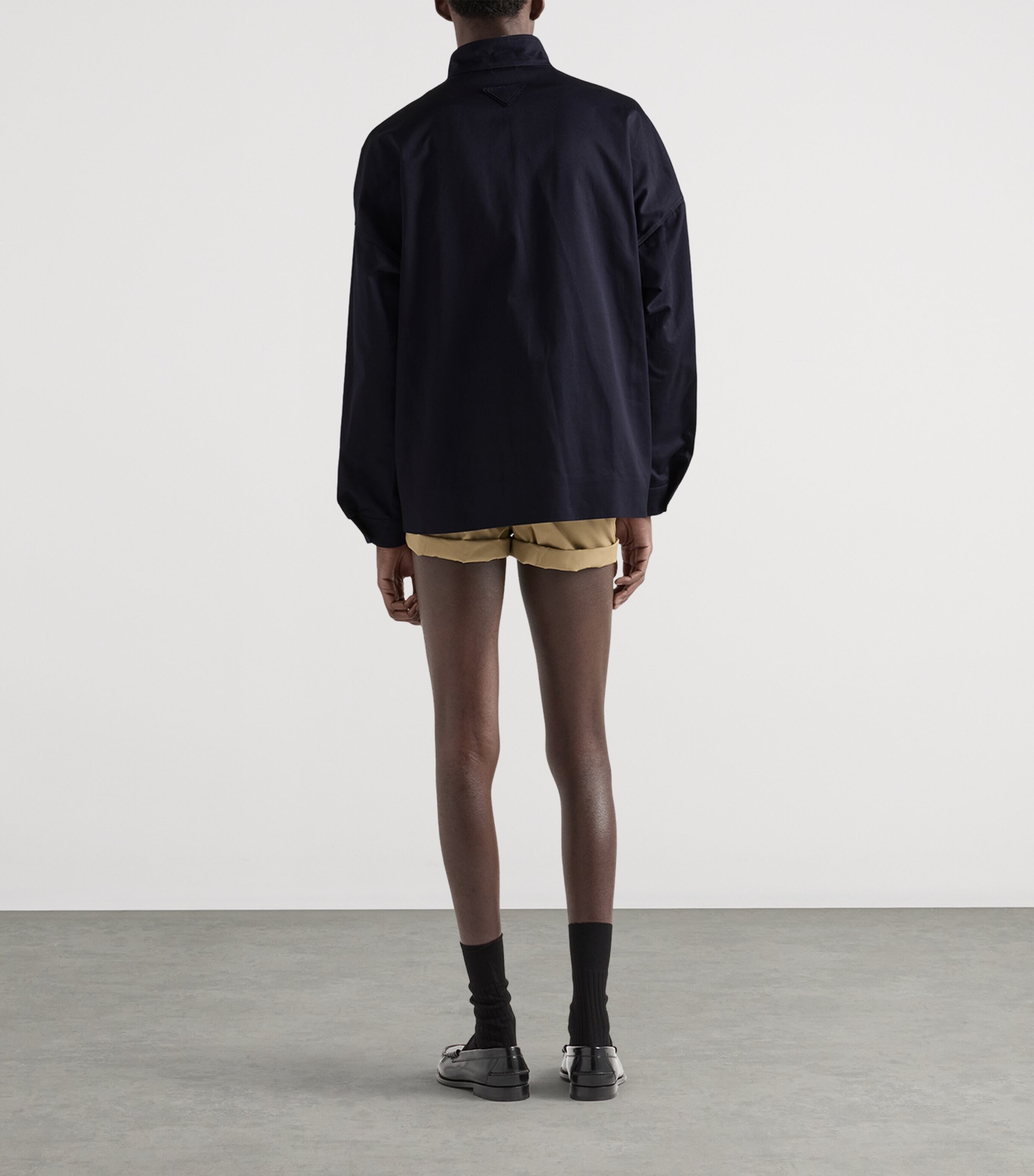 Prada Mens Cotton Stand-Collar Jacket Image 5