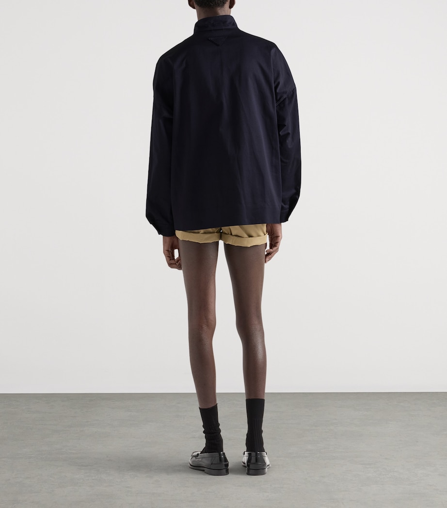 Prada Mens Cotton Stand-Collar Jacket Image 5