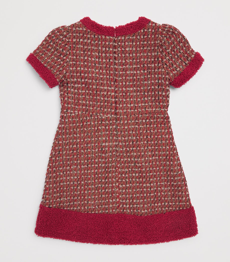 Patachou Tweed Short-Sleeve Dress (2-14 Years) Tweed Image 2
