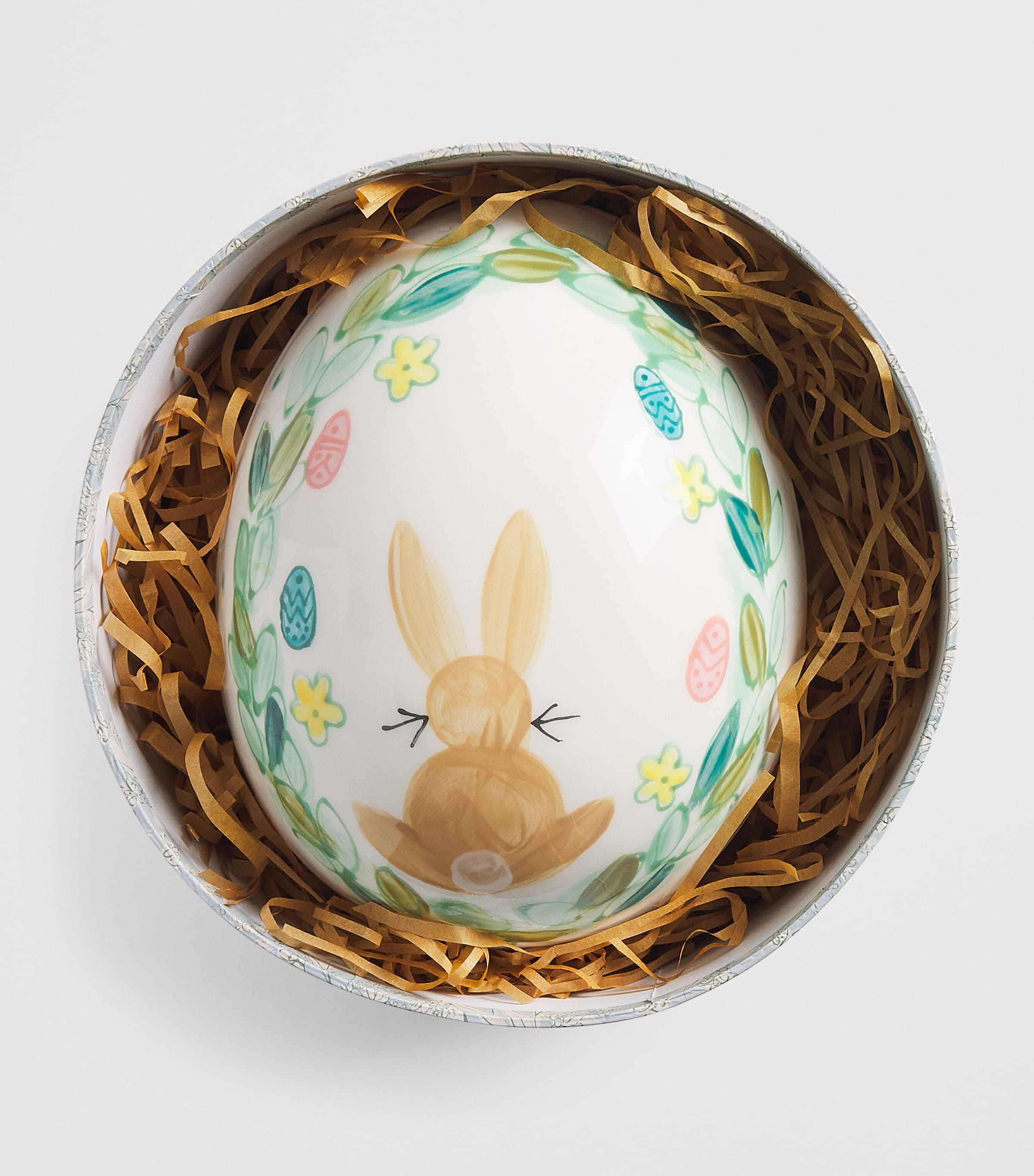 Jayne Redmond Large Easter Egg Trinket Box White Image 3