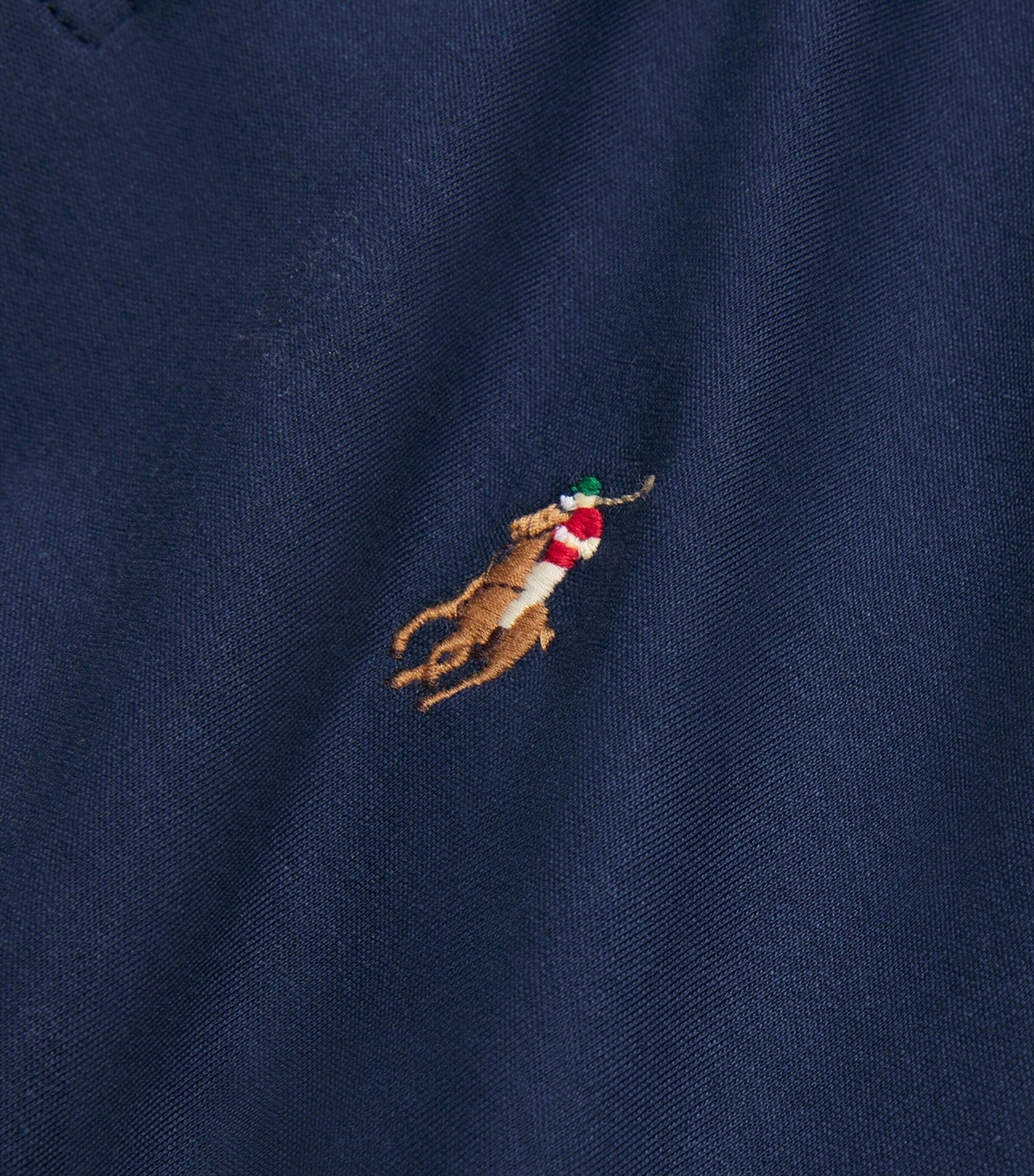 Cotton Custom-Fit Polo Shirt FRENCH NAVY Image 5