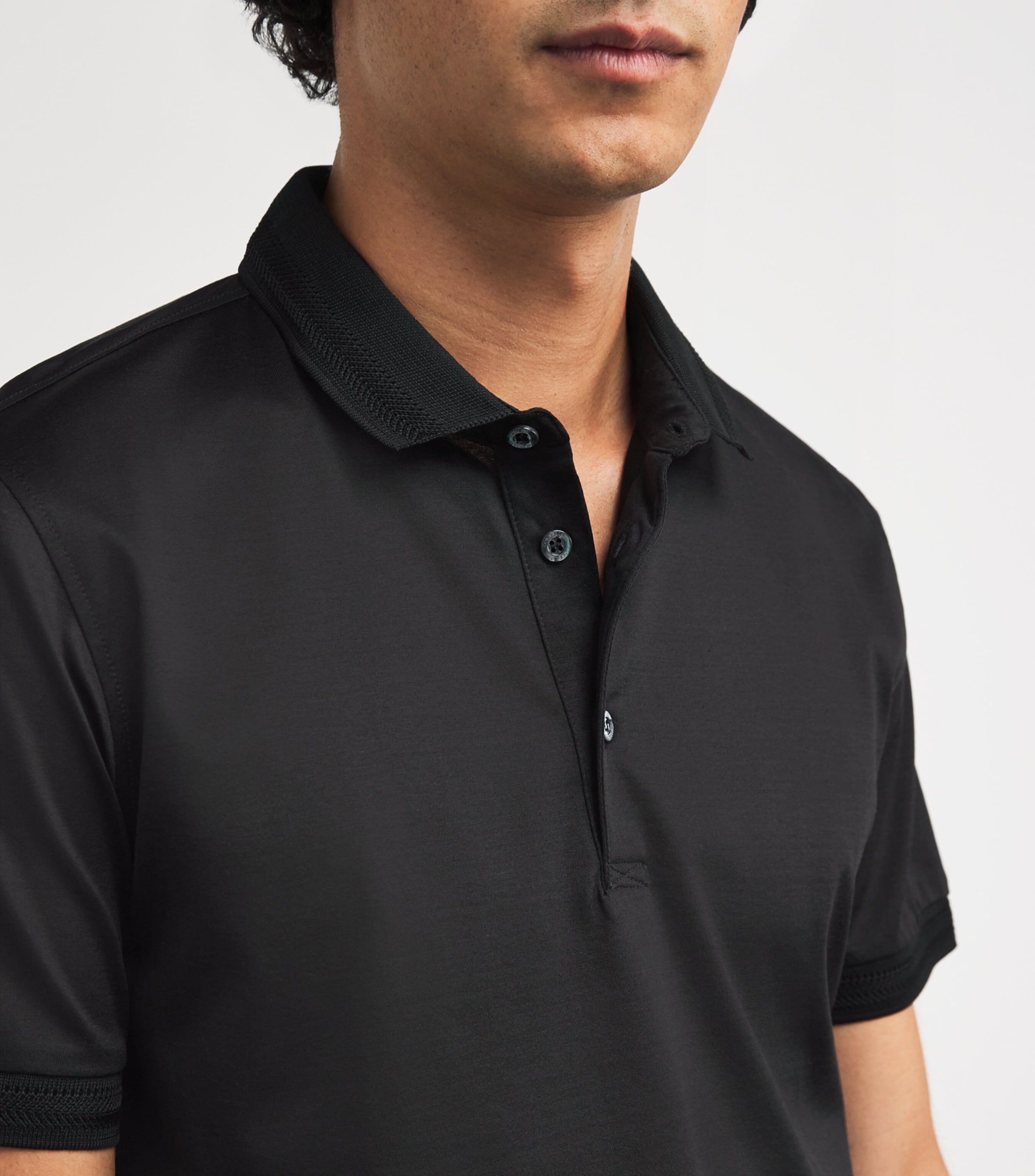 Cotton Jersey Polo Shirt 4L.5 VICUNA 4L25/26 Image 6