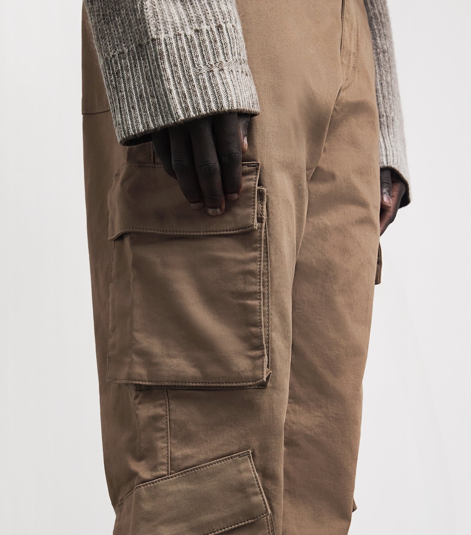 Cotton Cargo Pocket Trousers CLOVE Image 6