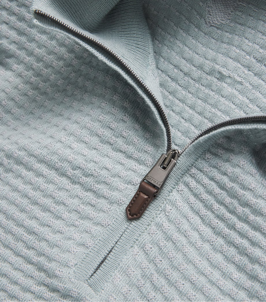 Wool Zip-Up Sweatshirt 819 Image 5