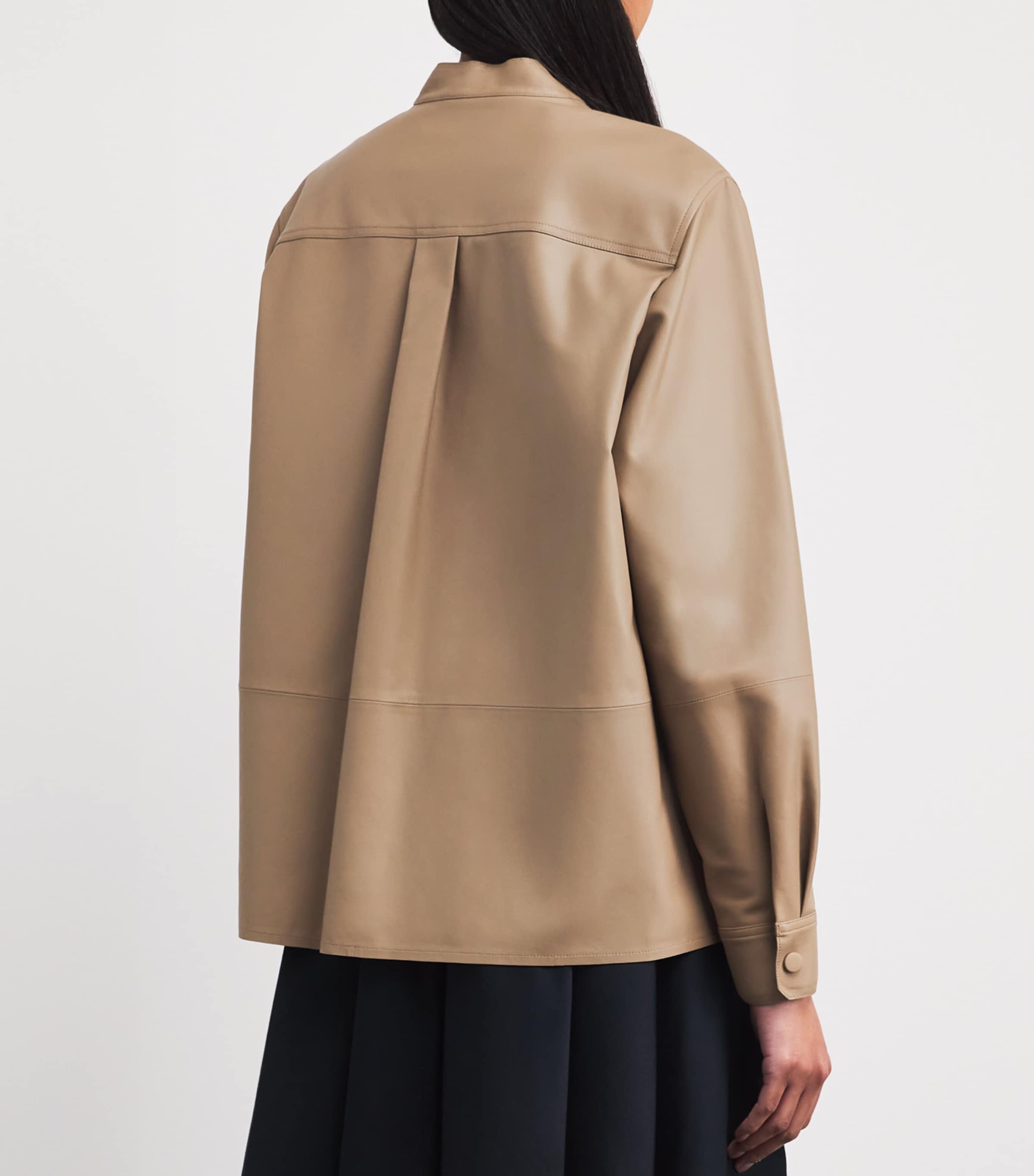 Yves Salomon Womens Lambskin Leather Jacket Image 5
