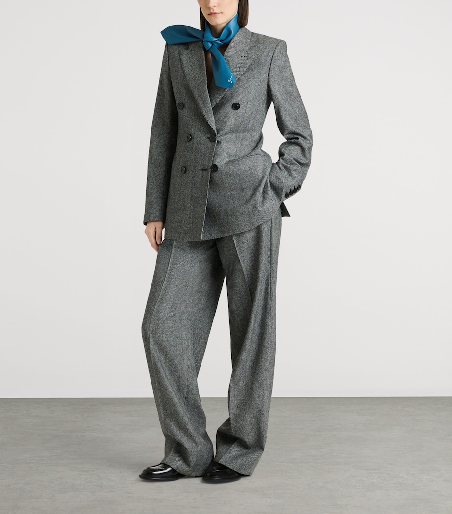Givenchy Womens Wool Double-Breasted Blazer Image 3