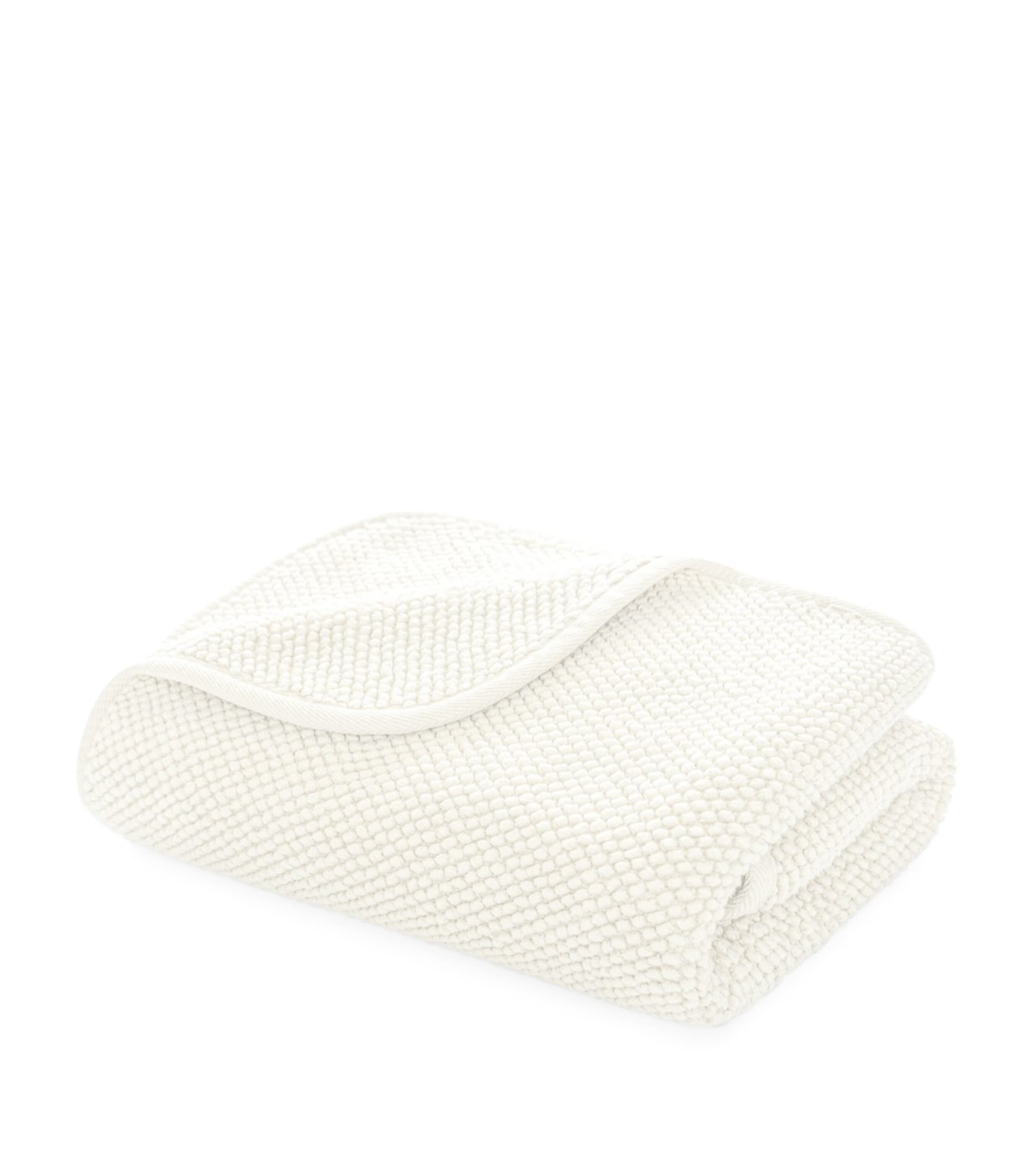 GRACCIOZA Cotton Pearls Washcloth (30cm x 30cm) Snow Image 3