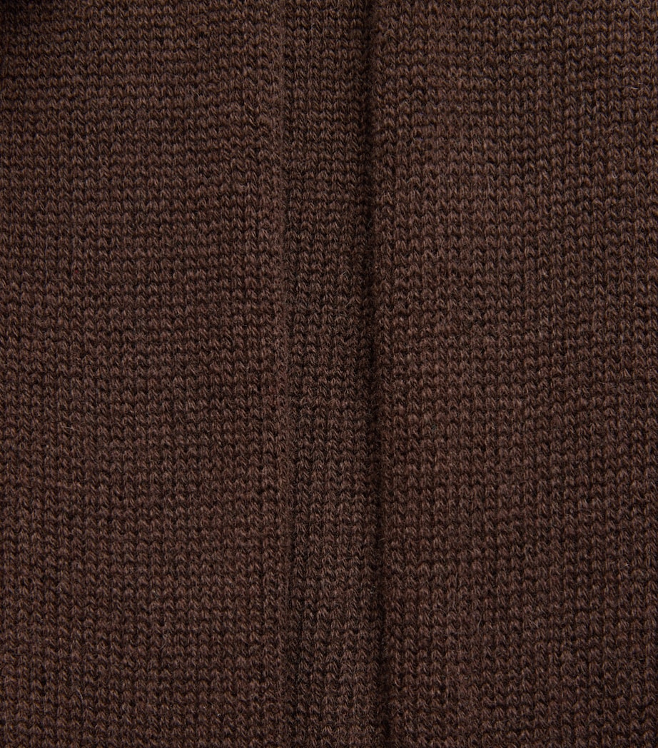Allude Mens Wool-Cashmere High-Neck Sweater Image 6