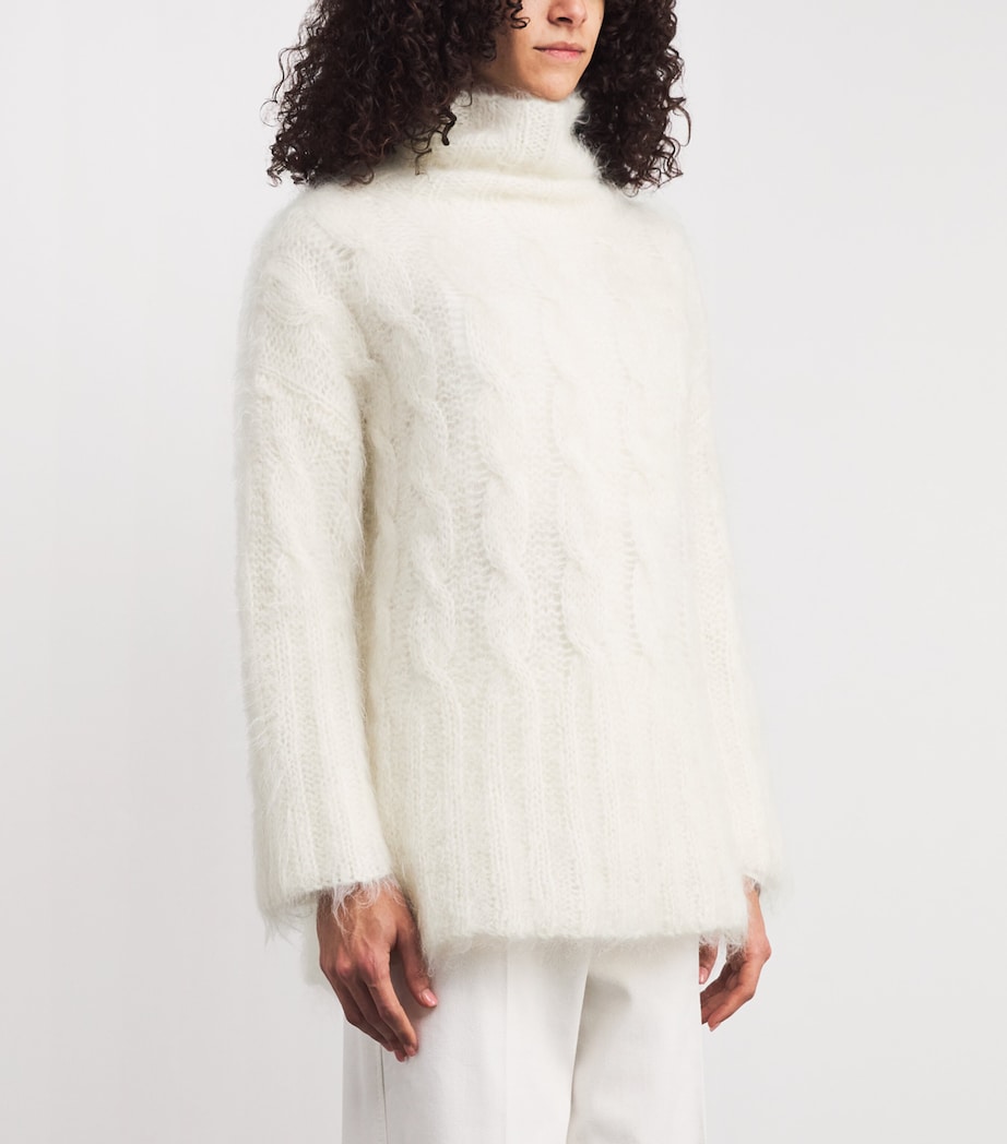 Mohair-Blend Fortin Sweater WAX Image 3