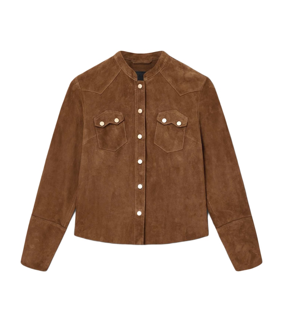 Suede Rock Shirt SUGAR BROWN Image 1