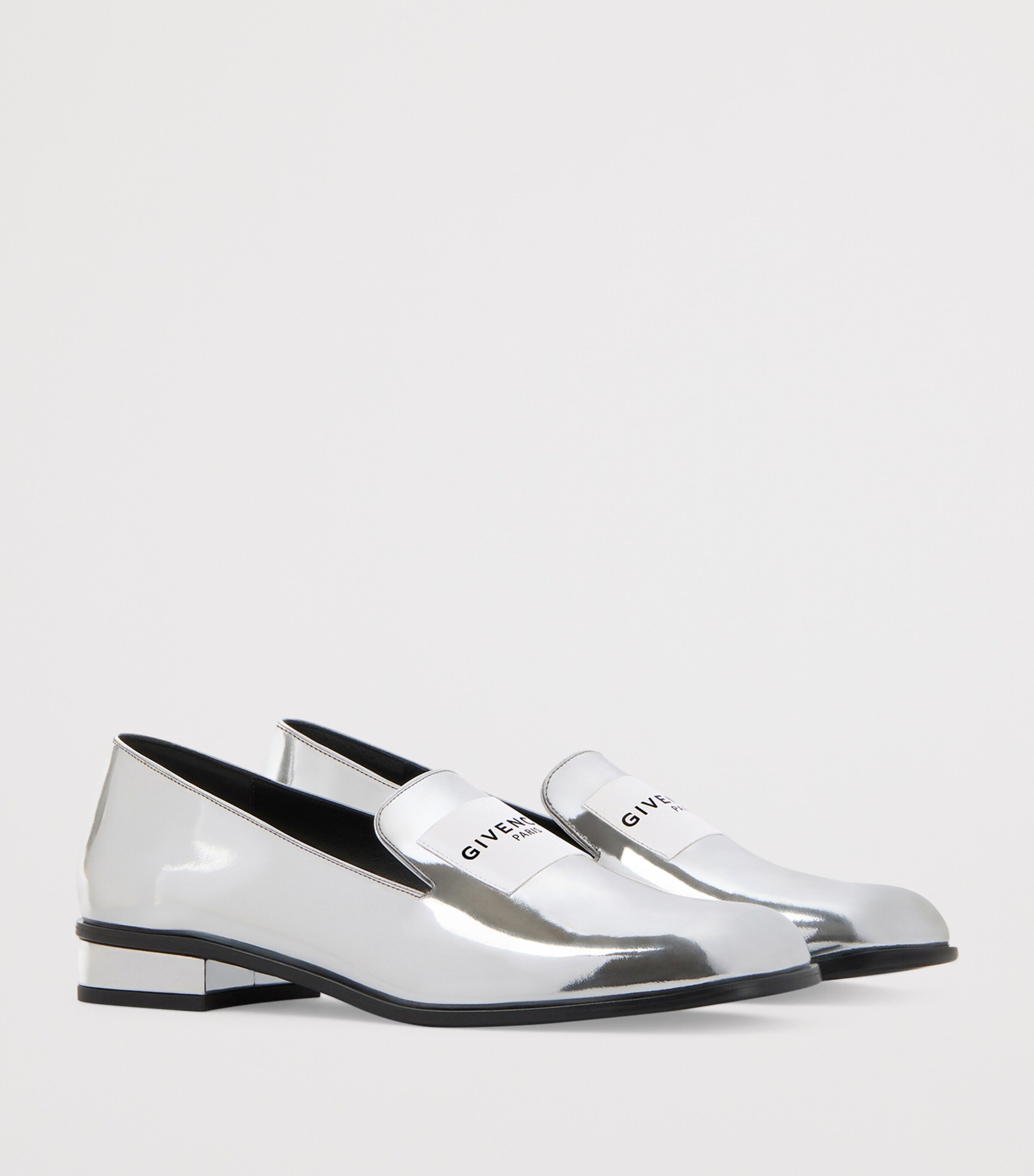 Leather Tux Loafers SILVERY GREY Image 3